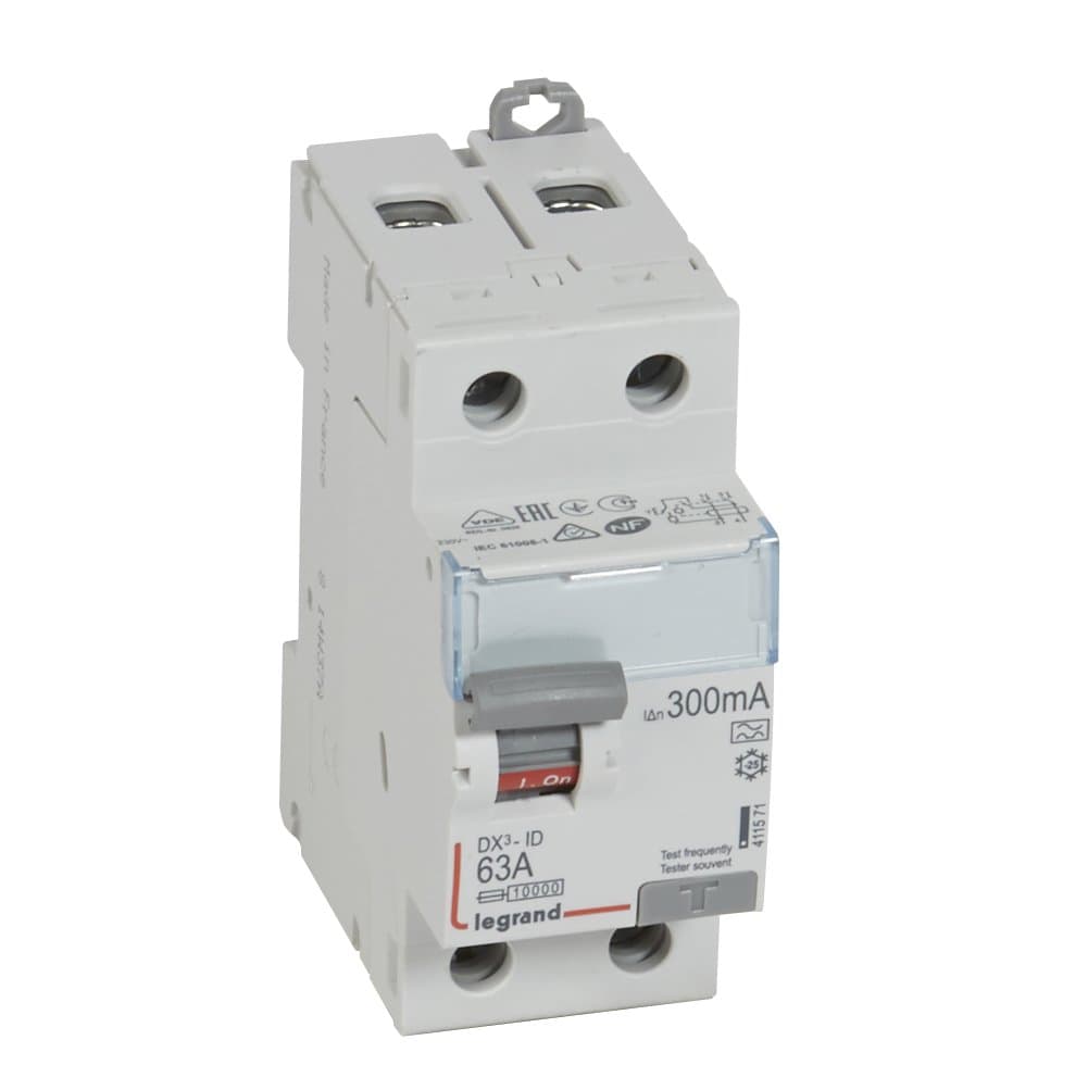 Legrand DX3 УЗО 2P 63А 300мА-A 411571 — миниатюра 2