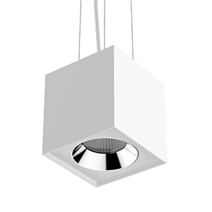Varton Светодиодный светильник DL-02 Cube подвесной 150х160 мм 36 Вт 3000 K 35° RAL9010 белый матовый V1-R0-00360-30000-2003630