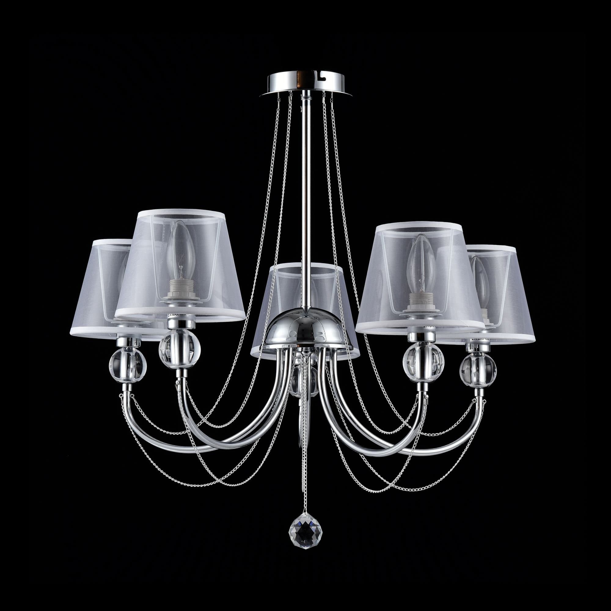 Freya Modern Beverly Хром Люстра E14 40W FR5661-PL-05-CH — миниатюра 6