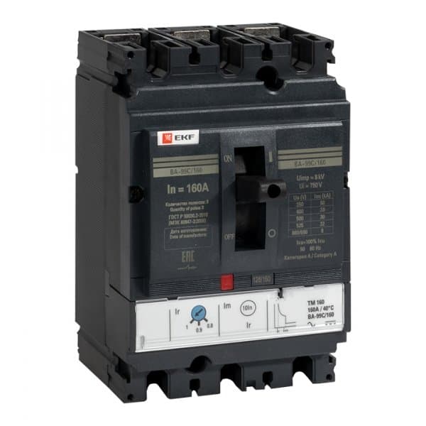 EKF PROxima Автоматический выключатель ВА-99C (Compact NS) 160/160А 3P 36кА