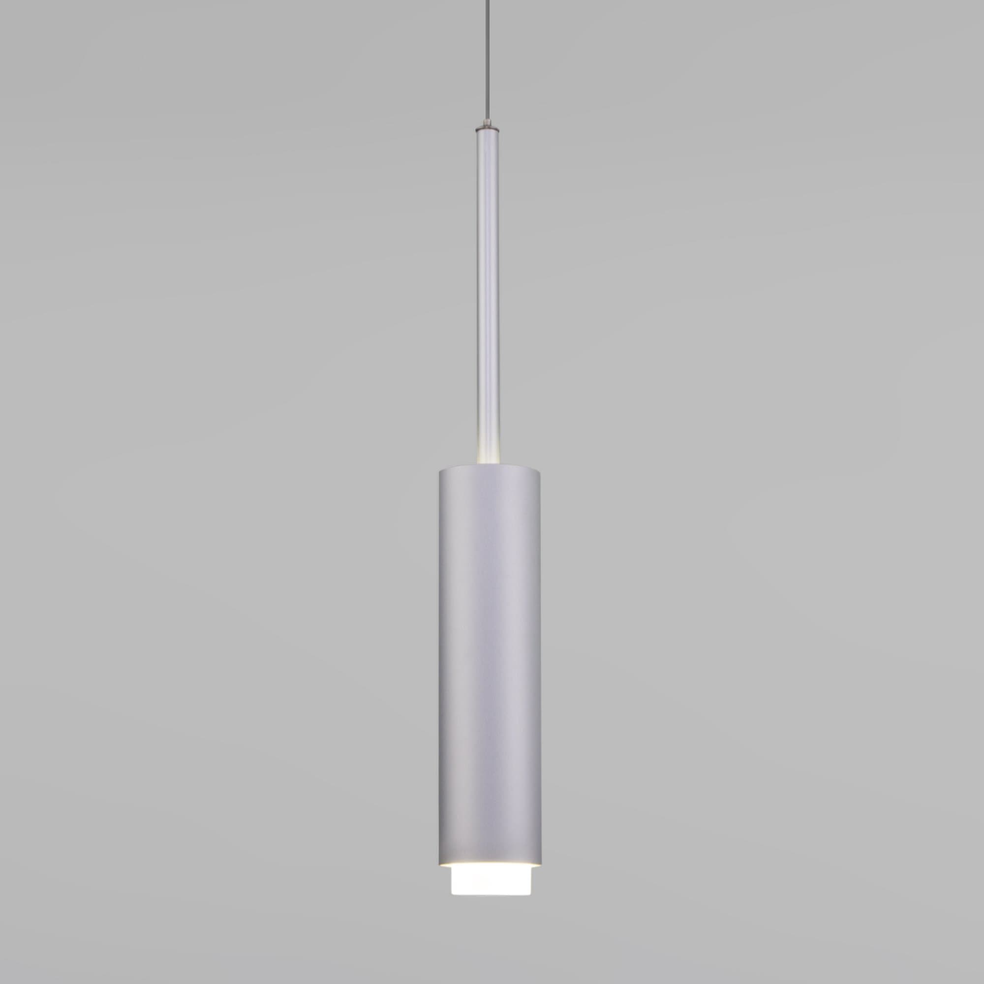 Eurosvet 50203/1 LED Светильник подвесной матовое серебро a051711 — миниатюра 1