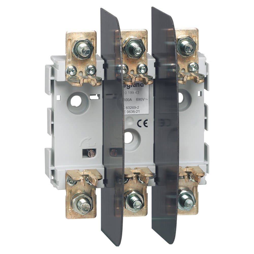 Legrand Цоколь для плавких предохранителей размер 000/00 100 3П 019943