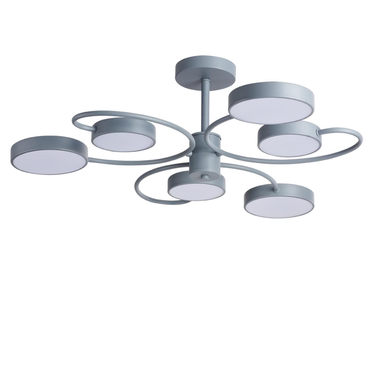 Lumion 5656/90CL LEDIO LN23 065 серый Люстра потолочная LED 90W 3000-6000K 3606Лм 220V EVIN