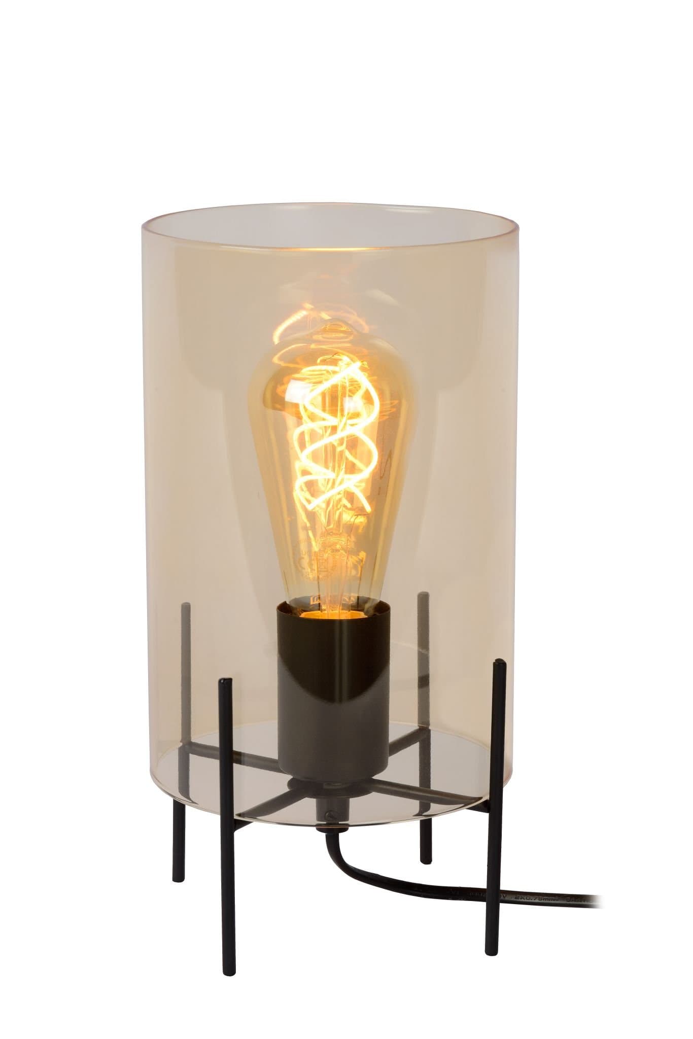 Lucide STEFFIE Лампа настольная 45566/01/62 E27/40W H27cm Amber — миниатюра 2