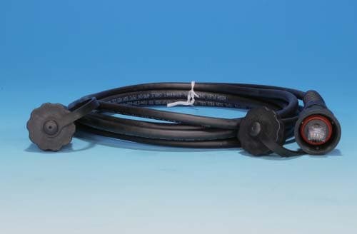 Hyperline PC-IE-LPM-STP-RJ45-RJ45-C5e-3M-BK Промышленный патч-корд F/UTP, экранированный, IP67, категория 5e, с защитными крышками, 3 м, черный 45487