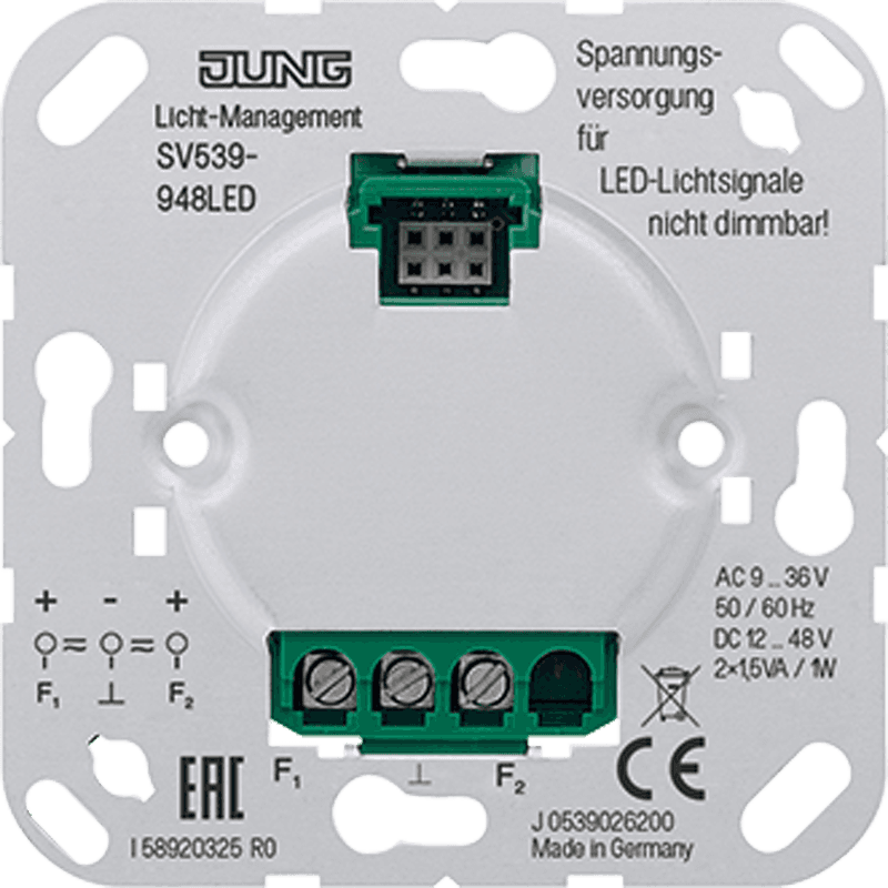 JUNG Вставка-блок питания светодиодных указателей SV539-948LED