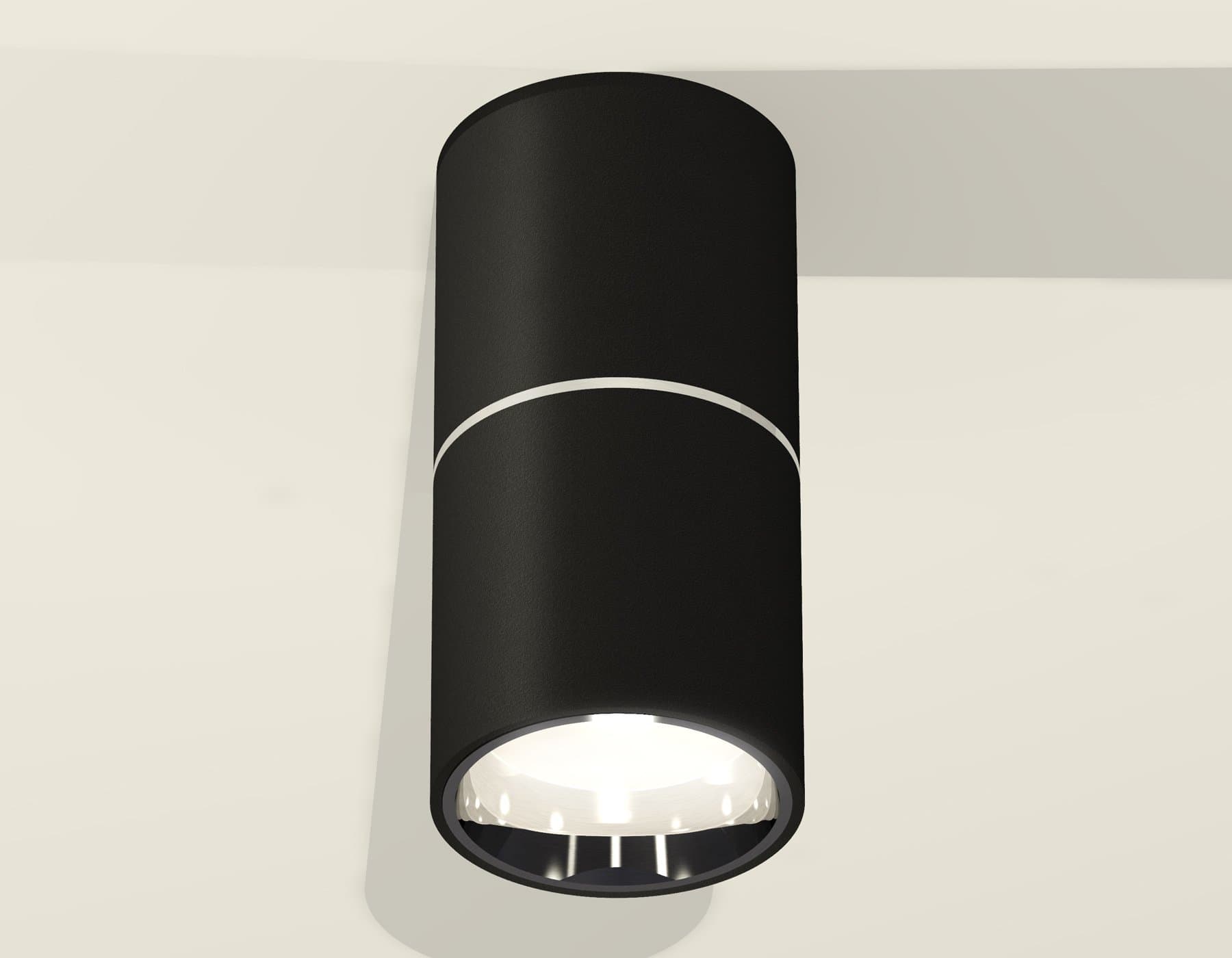 Ambrella Комплект накладного светильника XS6302081 SBK/PSL черный песок/серебро полированное MR16 GU5.3 (C6302, A2060, N6112) — миниатюра 3