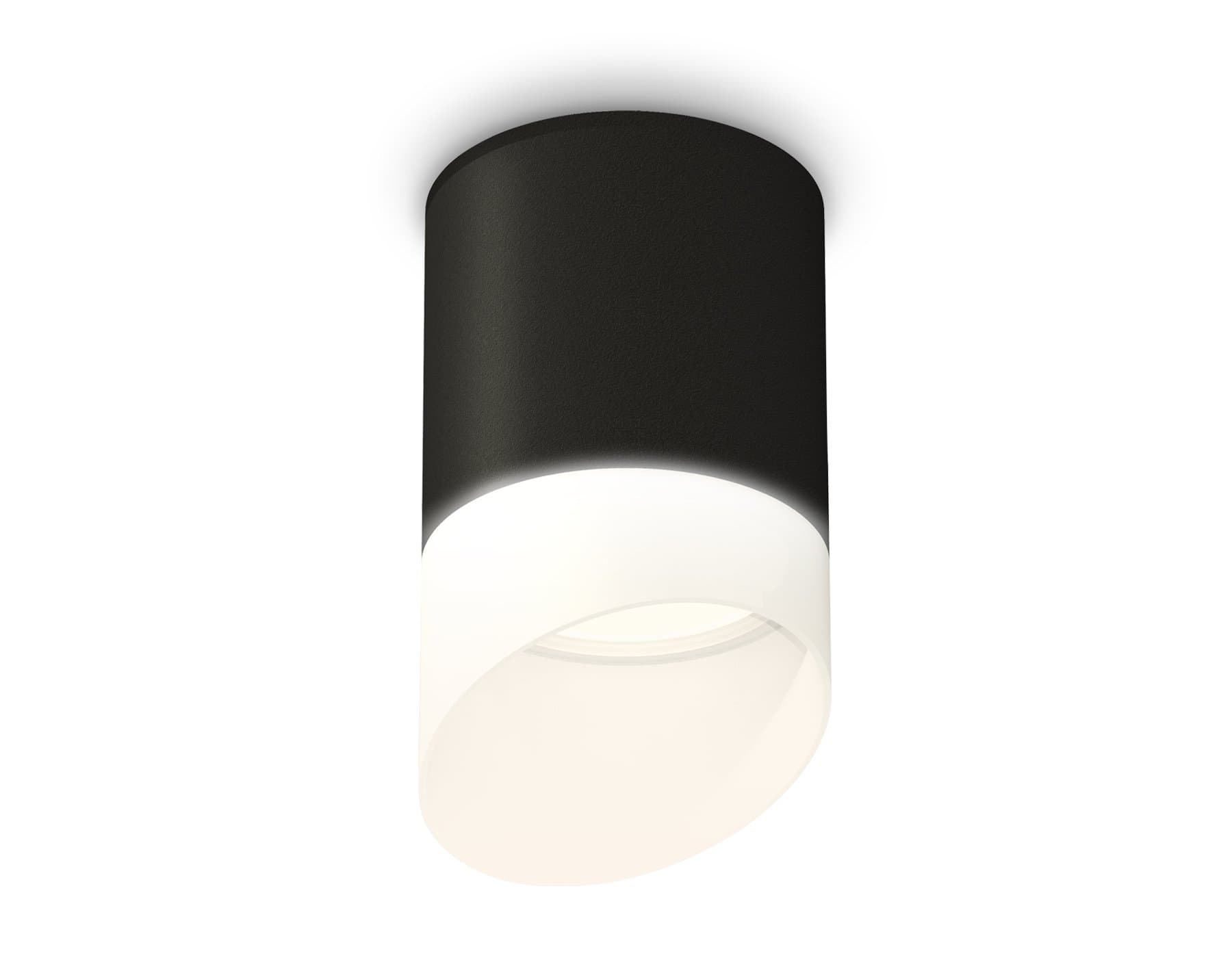 Ambrella Комплект накладного светильника XS6302066 SBK/FR черный песок/белый матовый MR16 GU5.3 (C6302, N6256) — миниатюра 1