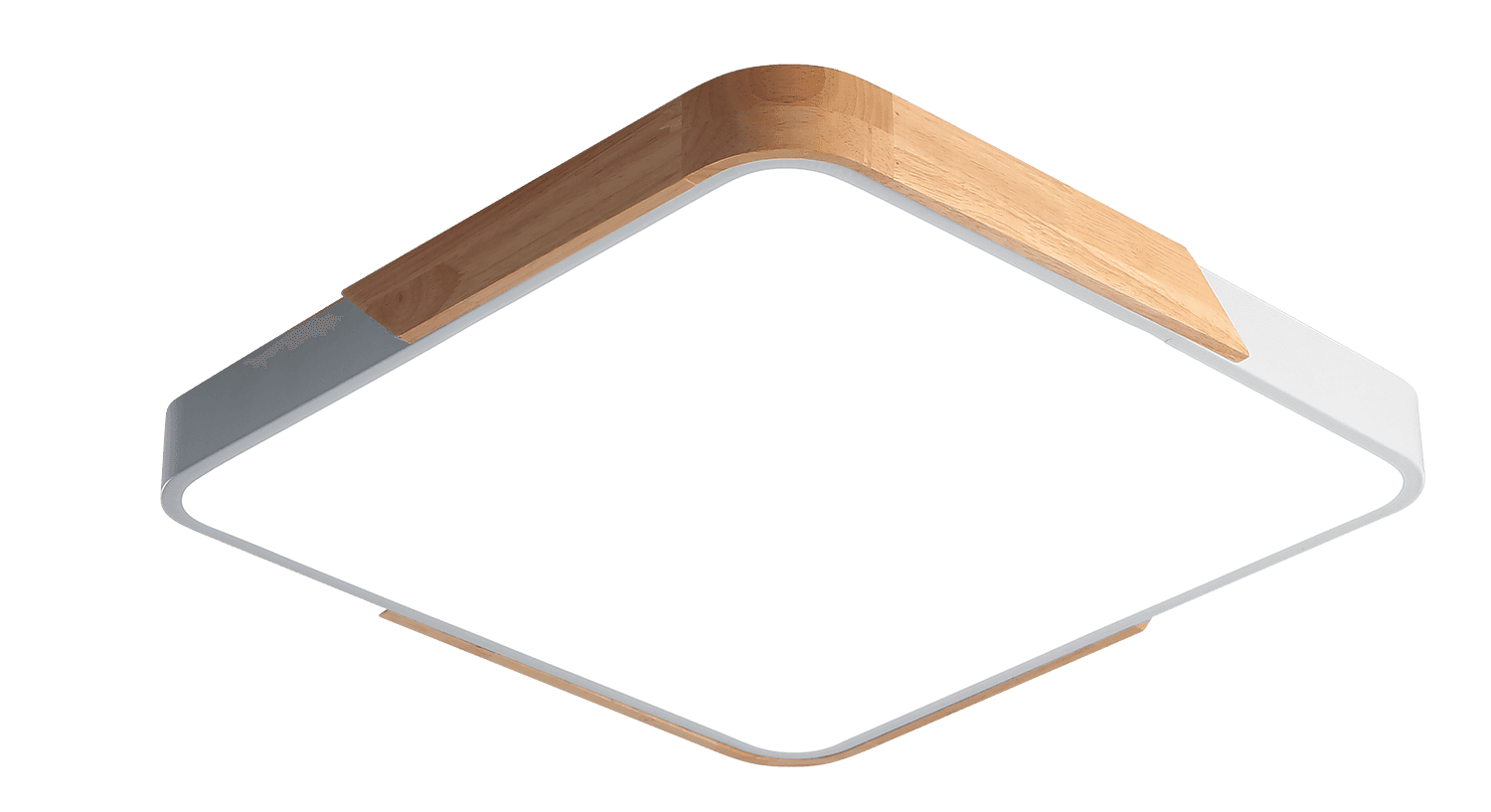 Jazzway PPB Sсandic-S 36w 4000K WH/W с деревянной планкой IP20 340*340*55 .5037311