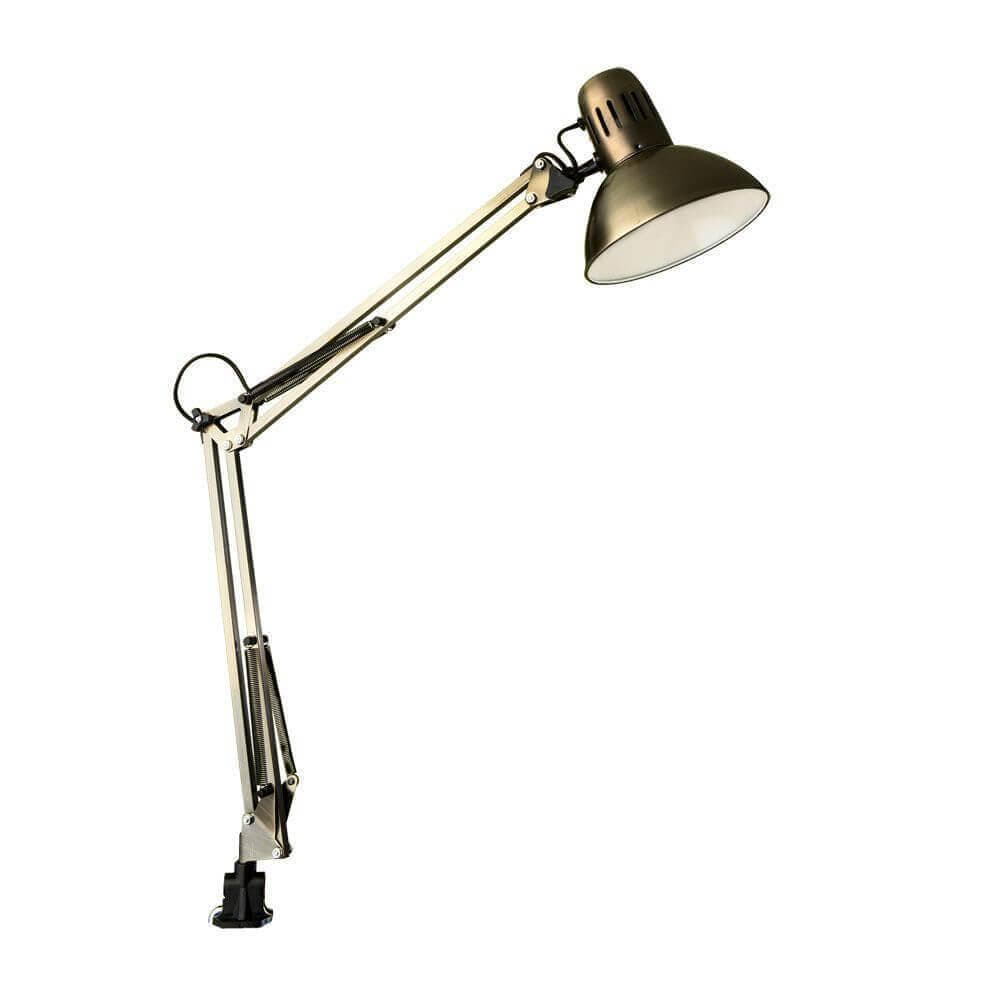 Arte Lamp Senior Бронза Лампа настольная офисная 40W E27 A6068LT-1AB — миниатюра 1