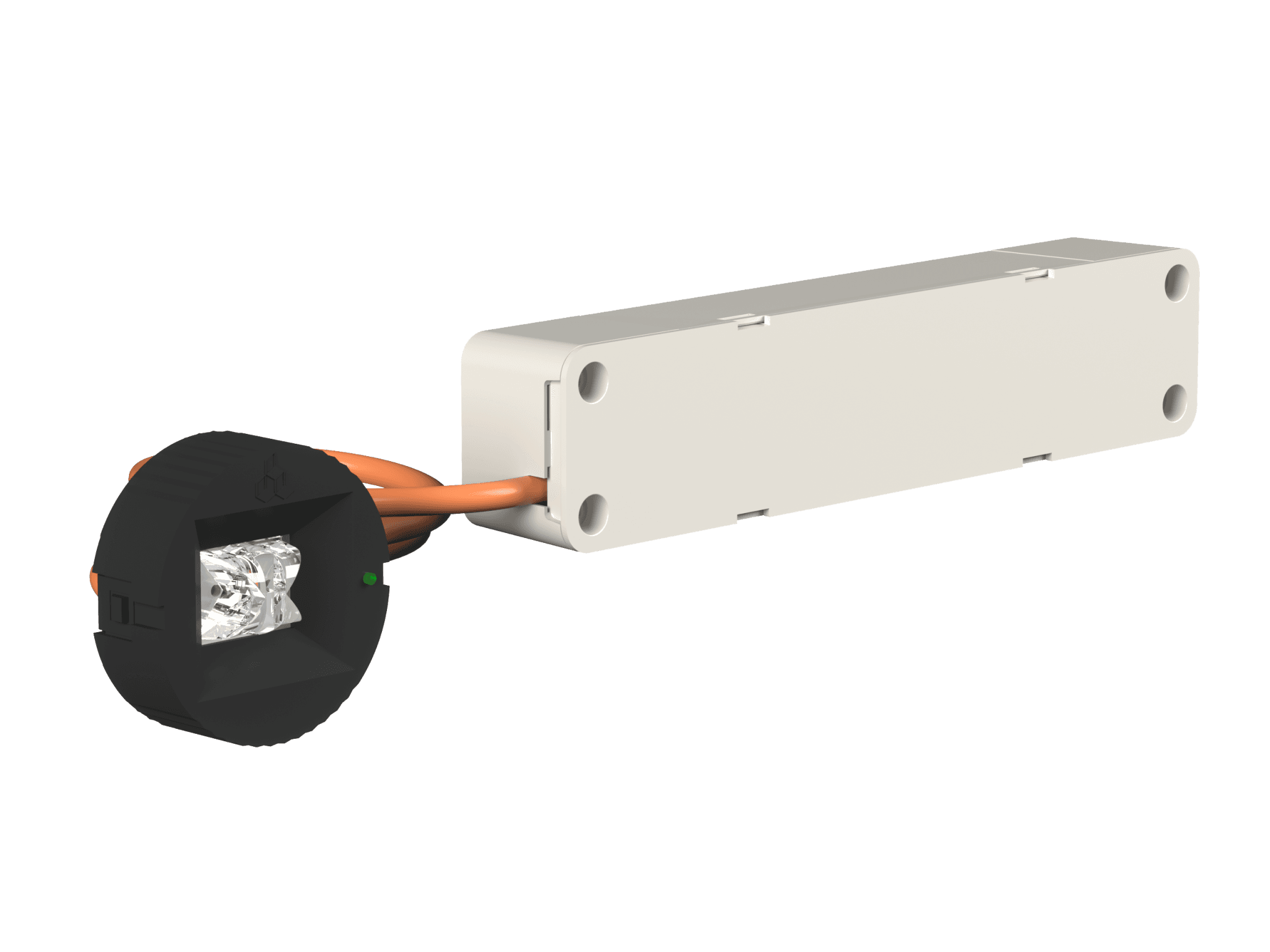 Белый свет Аварийный светильник BS-OKO-10-L2-24 Black a15320 — миниатюра 6
