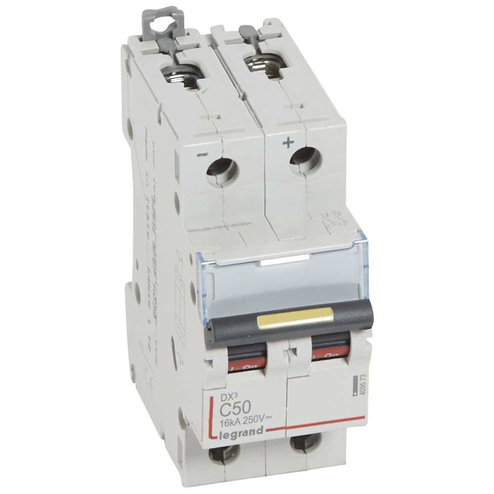 Legrand DX3 DC Автоматический выключатель 2P 50A (С) 10/16kA 409573
