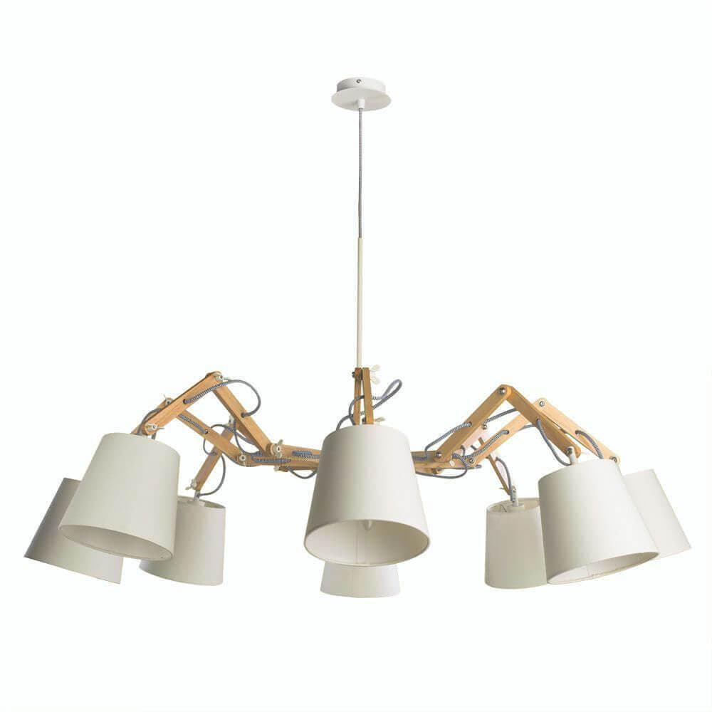 Arte Lamp Pinocchio Белая Люстра 40W E14 A5700LM-8WH — миниатюра 1