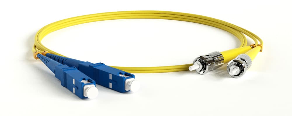Hyperline FC-D2-9-SC/UR-ST/UR-H-10M-LSZH-YL Патч-корд волоконно-оптический (шнур) SM 9/125 (OS2), ST/UPC-SC/UPC, 2.0 мм, duplex, LSZH, 10 м 238496