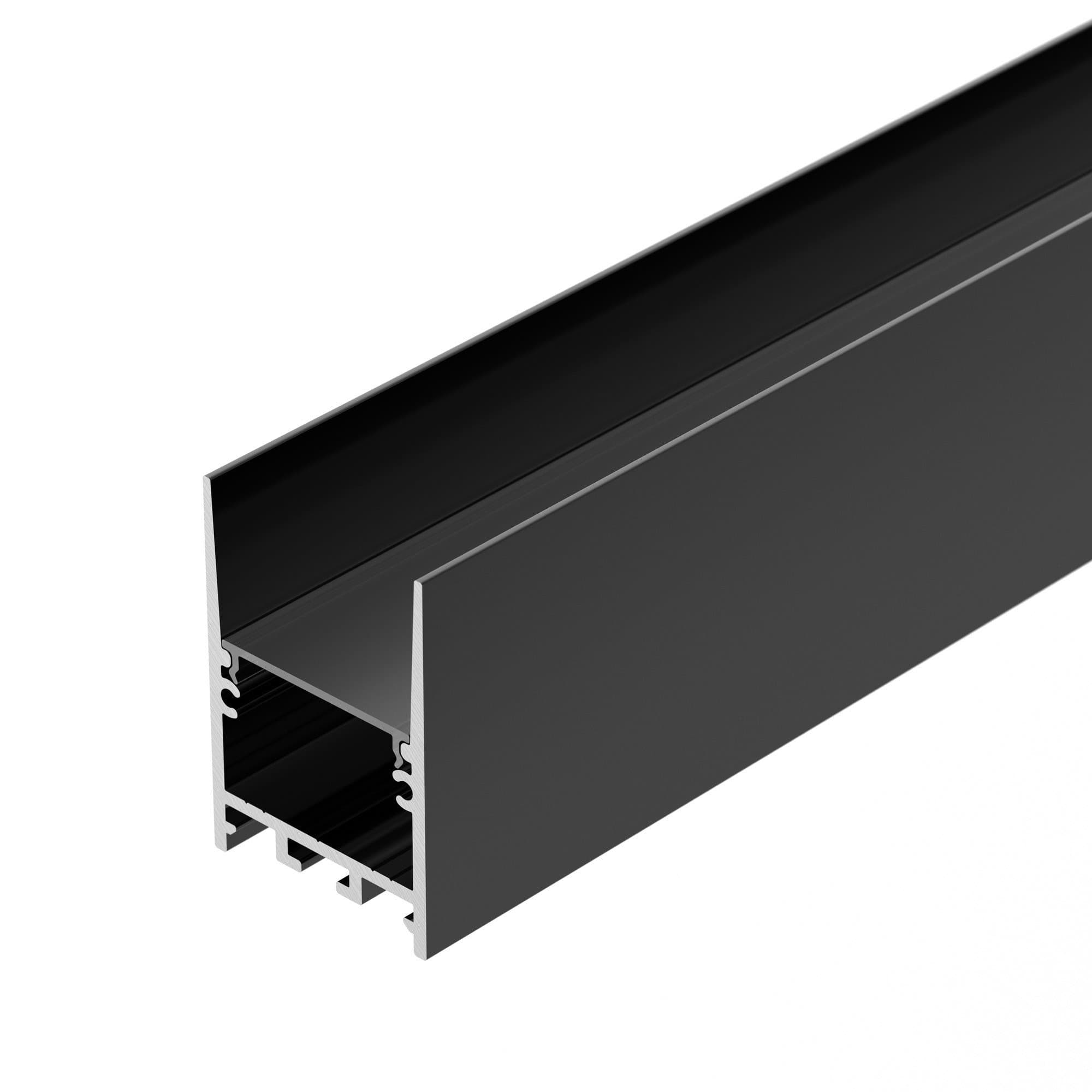 Arlight Профиль SL-COMFORT-3551-2000 ANOD BLACK (Алюминий) 031730 — миниатюра 2