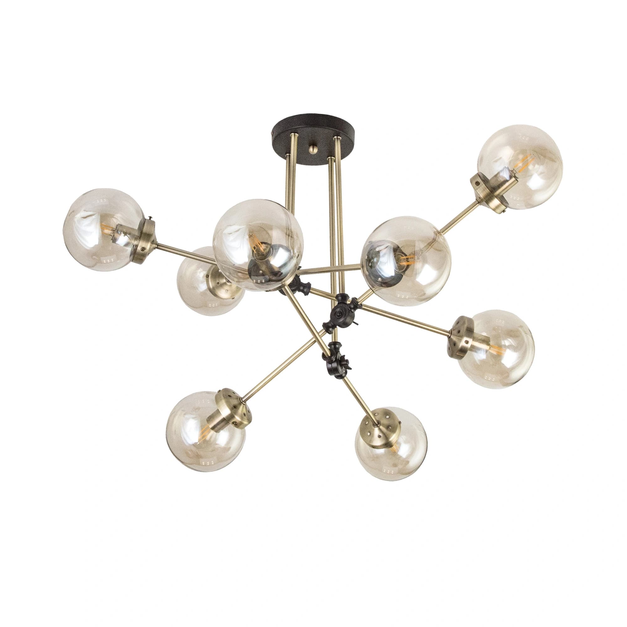 Citilux CL105185 Планета Черн+Дымч. Люстра — миниатюра 1