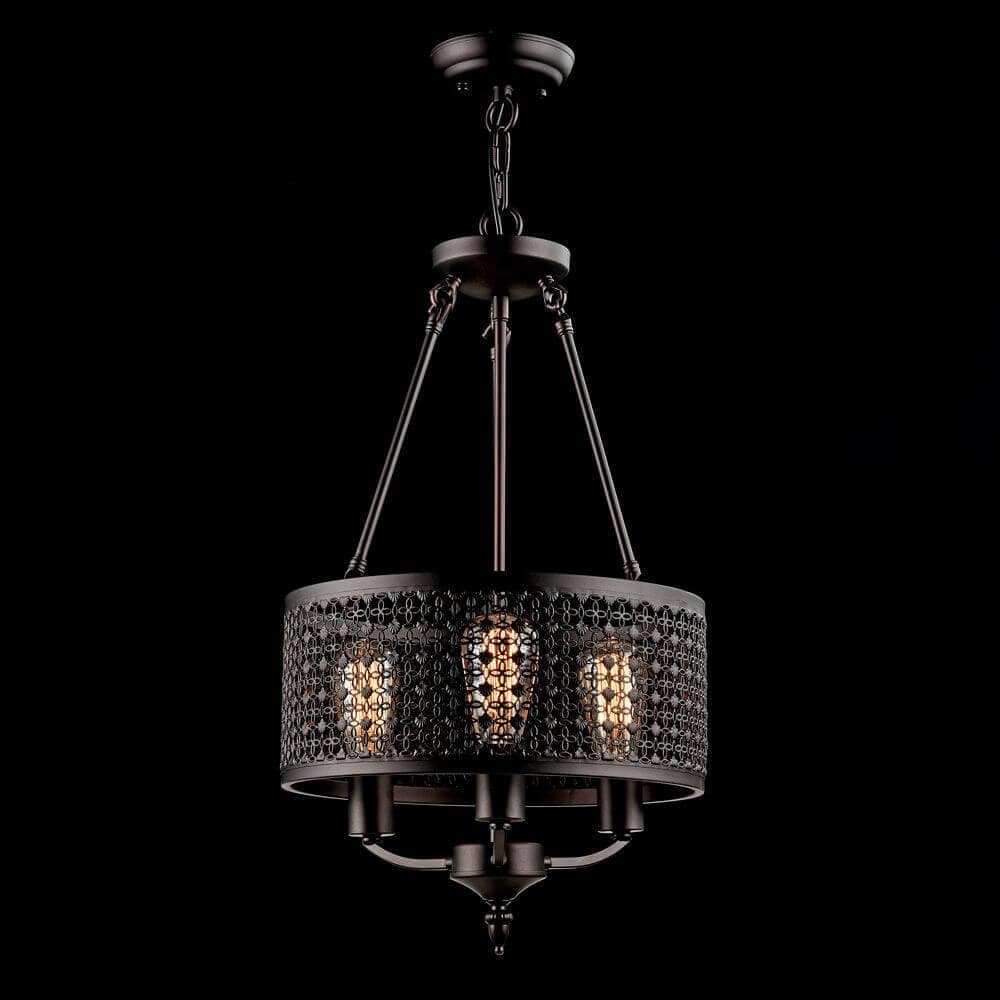 Freya Loft Conte Коричневый Люстра E27 60W FR4166-PL-03C-BL — миниатюра 9