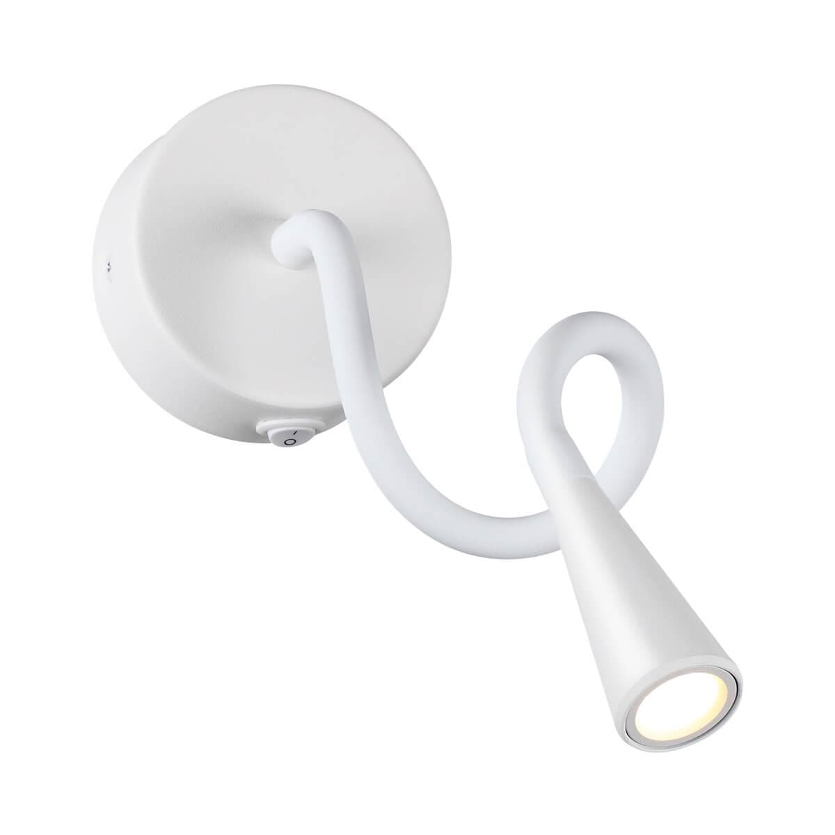 Odeon Light 4255/3WL HIGHTECH ODL21 181 белый/металл Настен.светильник выкл на базе IP20 LED 3W 270Лм 3000K ODDS — миниатюра 1