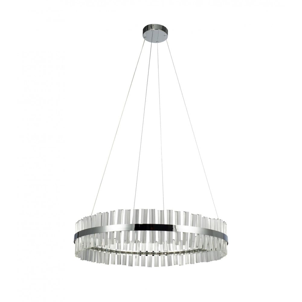 Kink Light 07661A,02 Подвес Лира хром d80 h150 Led 70W (4000K)