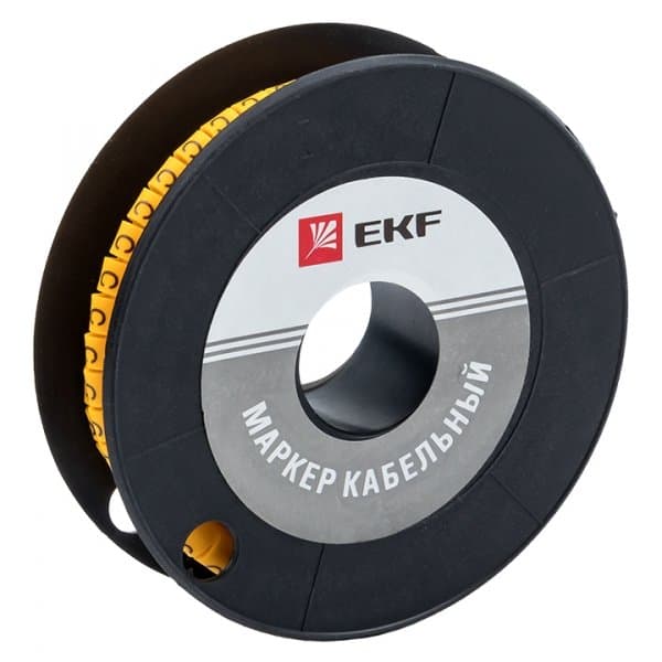 EKF PROxima Маркер кабельный 4,0 мм2 "C" (500 шт.) (ЕС-2) — миниатюра 1