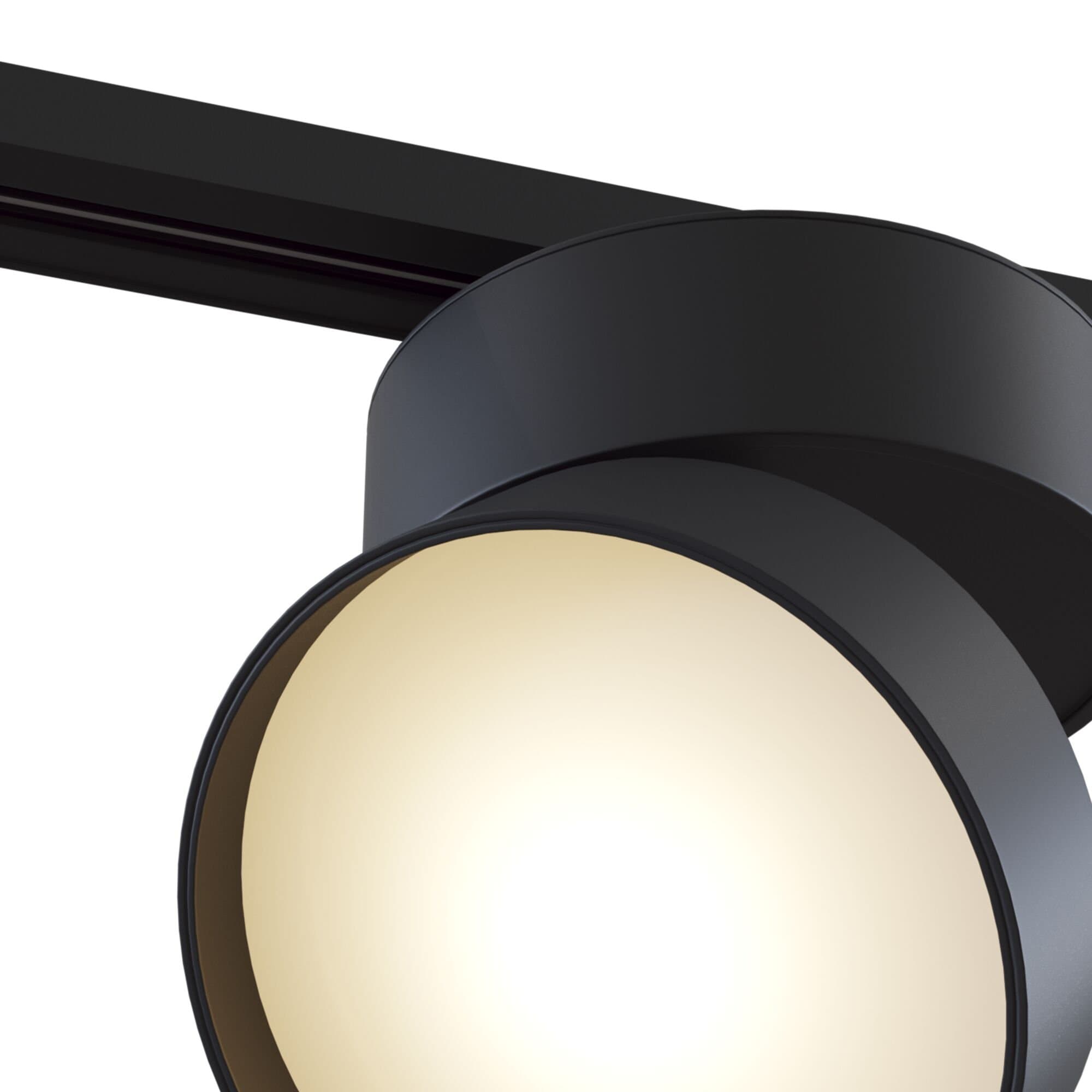 Maytoni Single phase track system Трековый светильник Черный TR007-1-18W3K-B4K — миниатюра 4