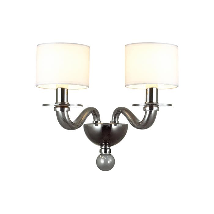 Odeon Light 4196/2W ODL19 509 хром/дымчатый/белый Бра E14 2*40W LAURA