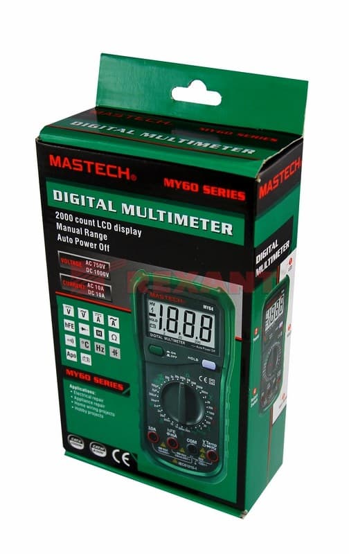 Универсальный мультиметр MY62 MASTECH Rexant 13-2019 — миниатюра 4