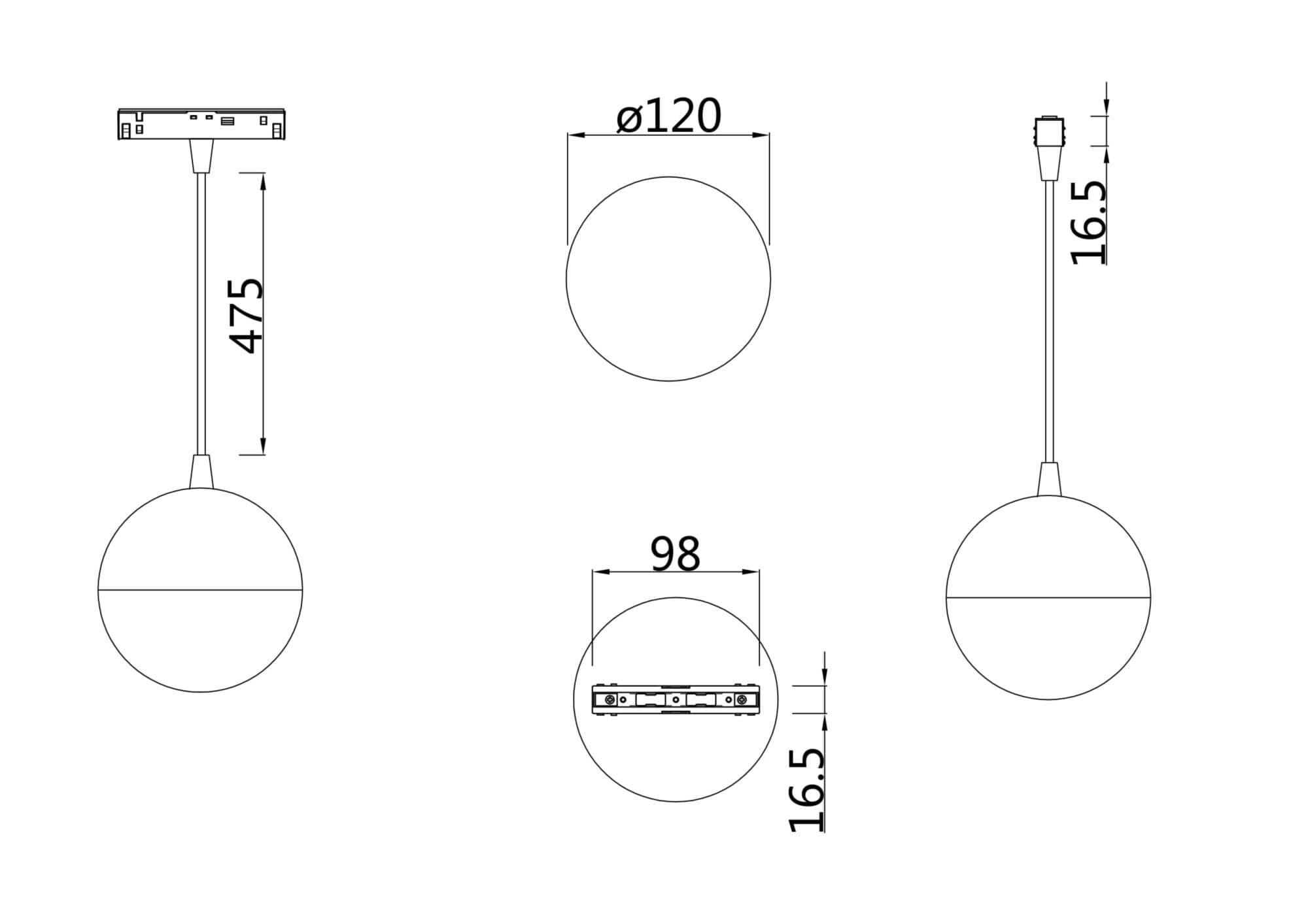 Maytoni Magnetic track system Белый Светильник трековый TR018-2-10W4K-W — миниатюра 3