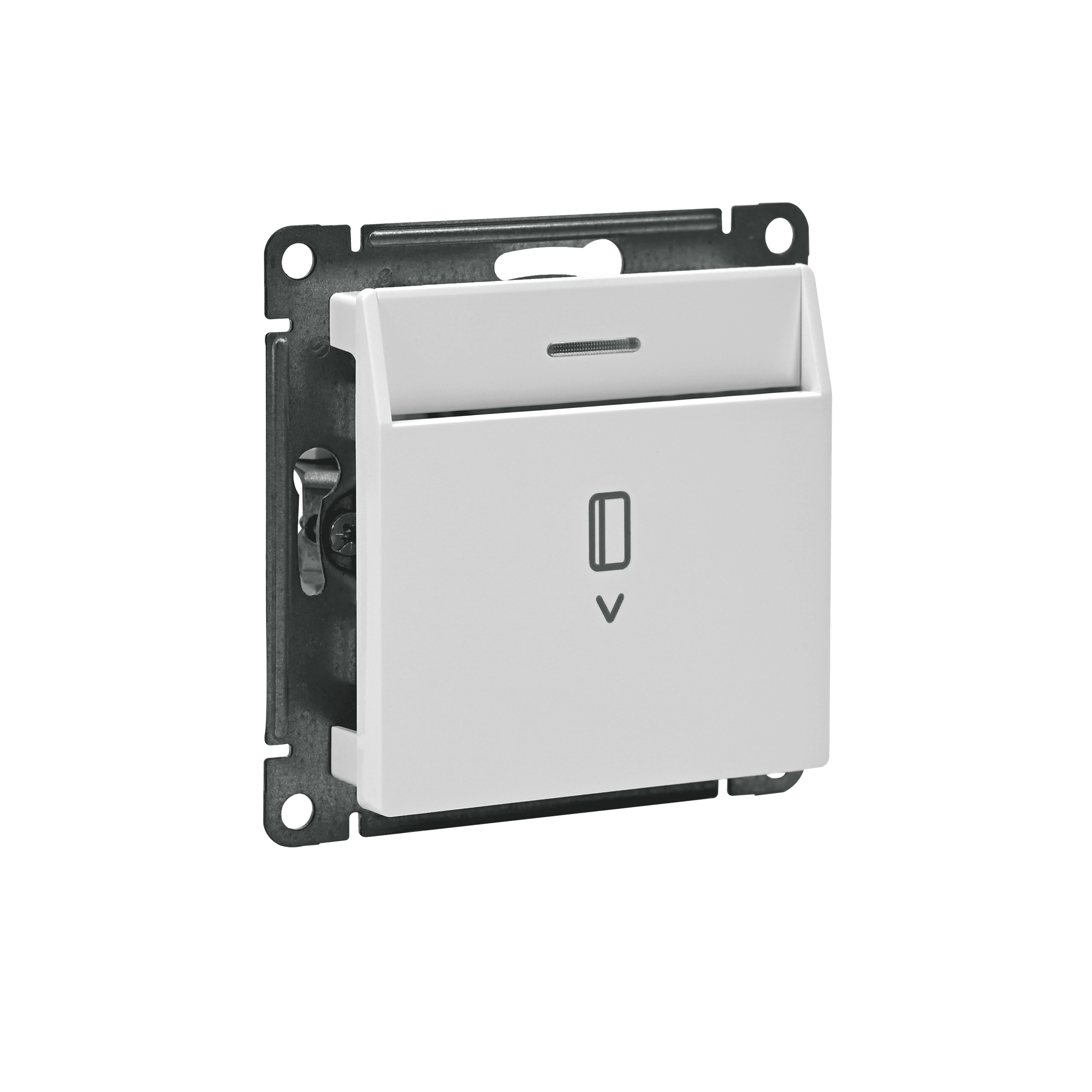 Systeme Electric AtlasDesign Белый Выключатель карточный с подсветкой, 10А, без задержки отключения, механизм — миниатюра 8