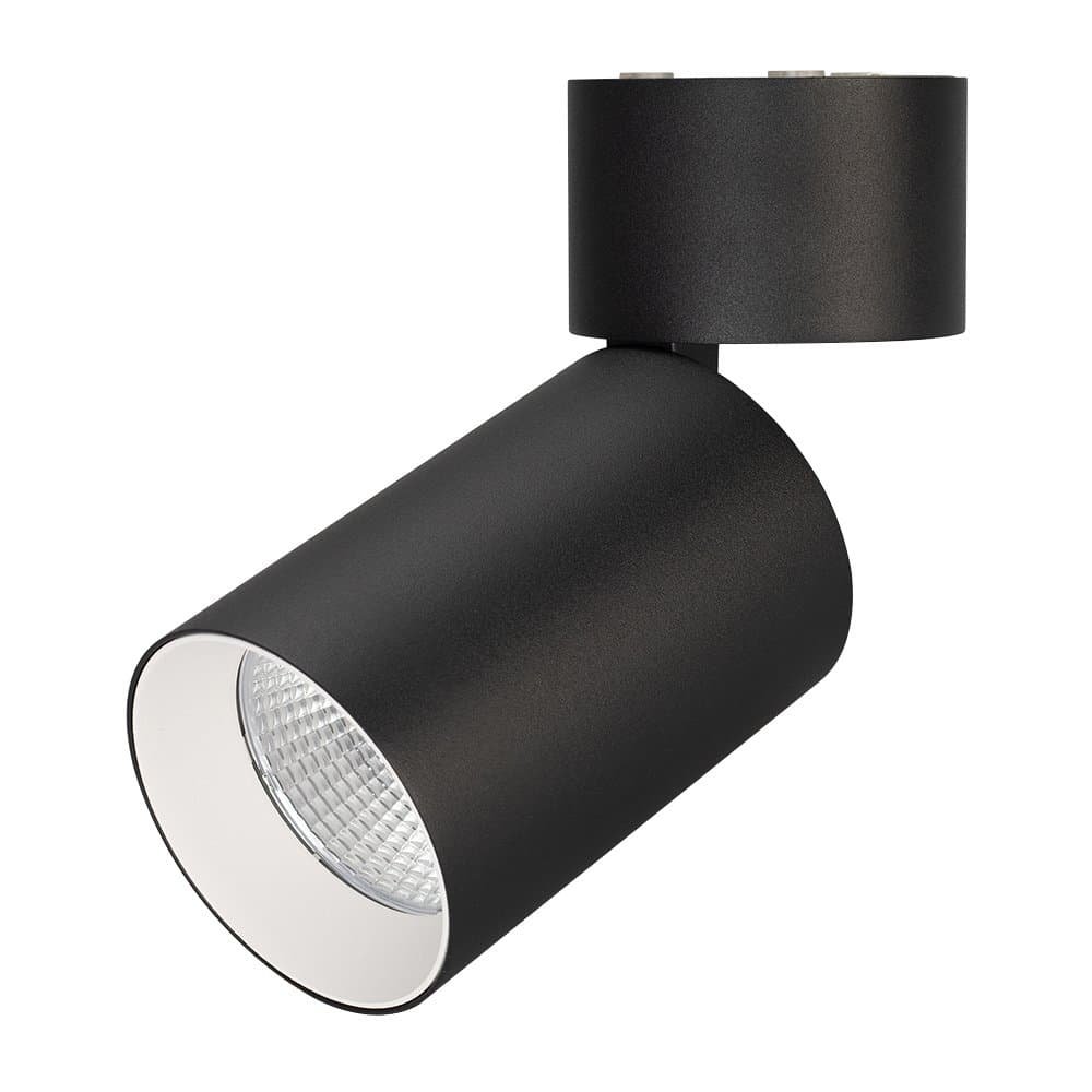 Arlight Светильник SP-POLO-SURFACE-FLAP-R85-15W Day4000 (BK-WH, 40 deg) (IP20 Металл, 3 года) 027543