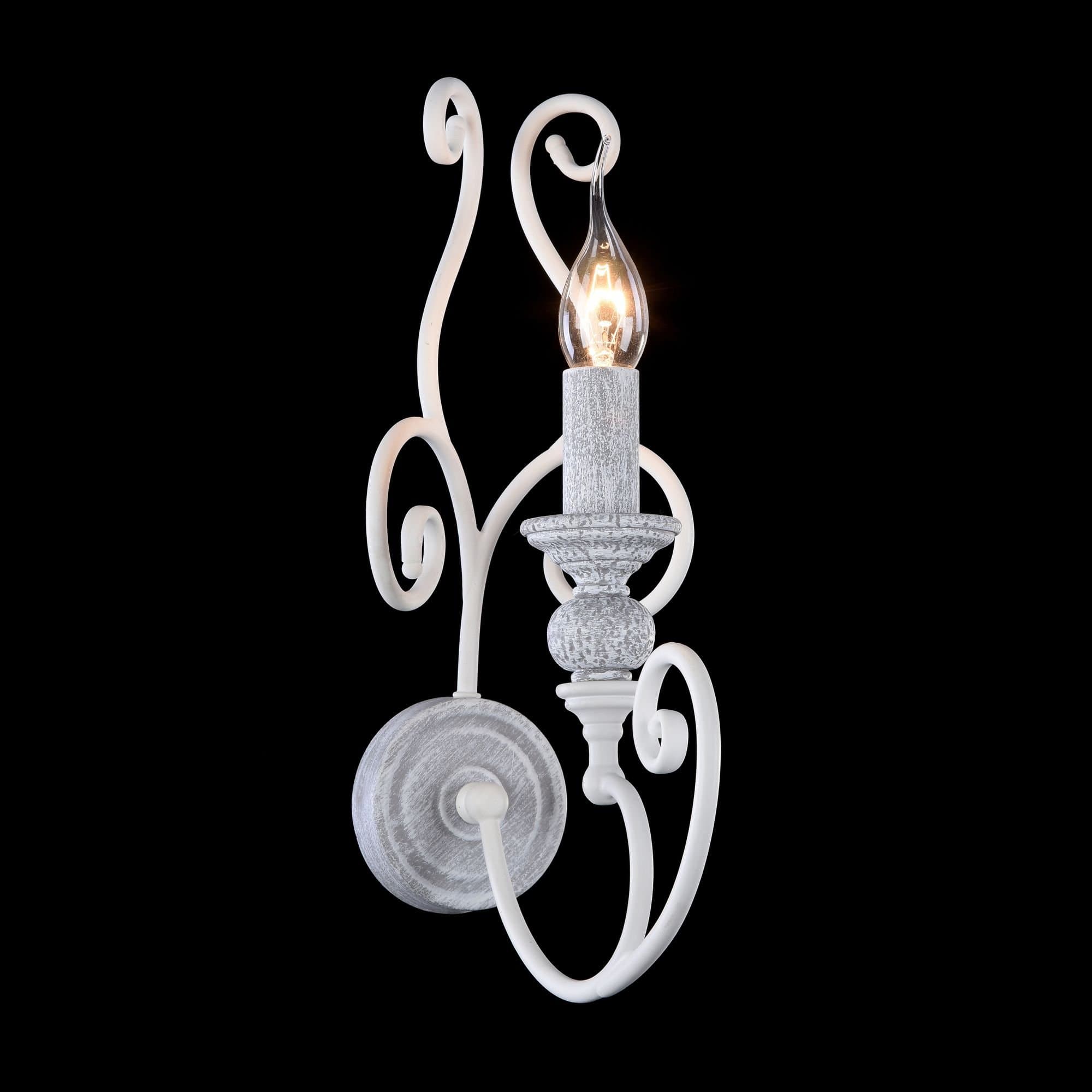 Maytoni Elegant Karina Белый Бра 1xE14 60W ARM631-WL-01-W — миниатюра 2