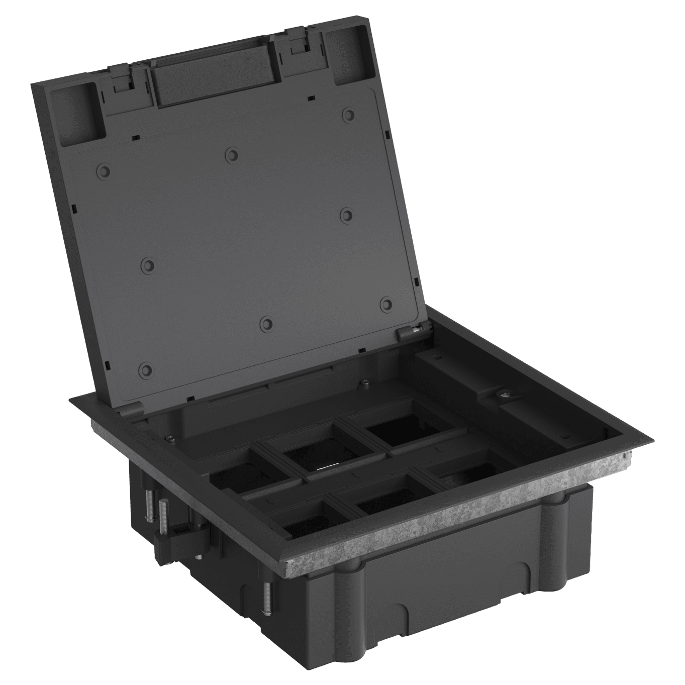 Systeme Elecrtic MultiDesk Люк на 12 модулей IP40 для фальшпола с монтажной коробкой, тип MDK10 — миниатюра 6