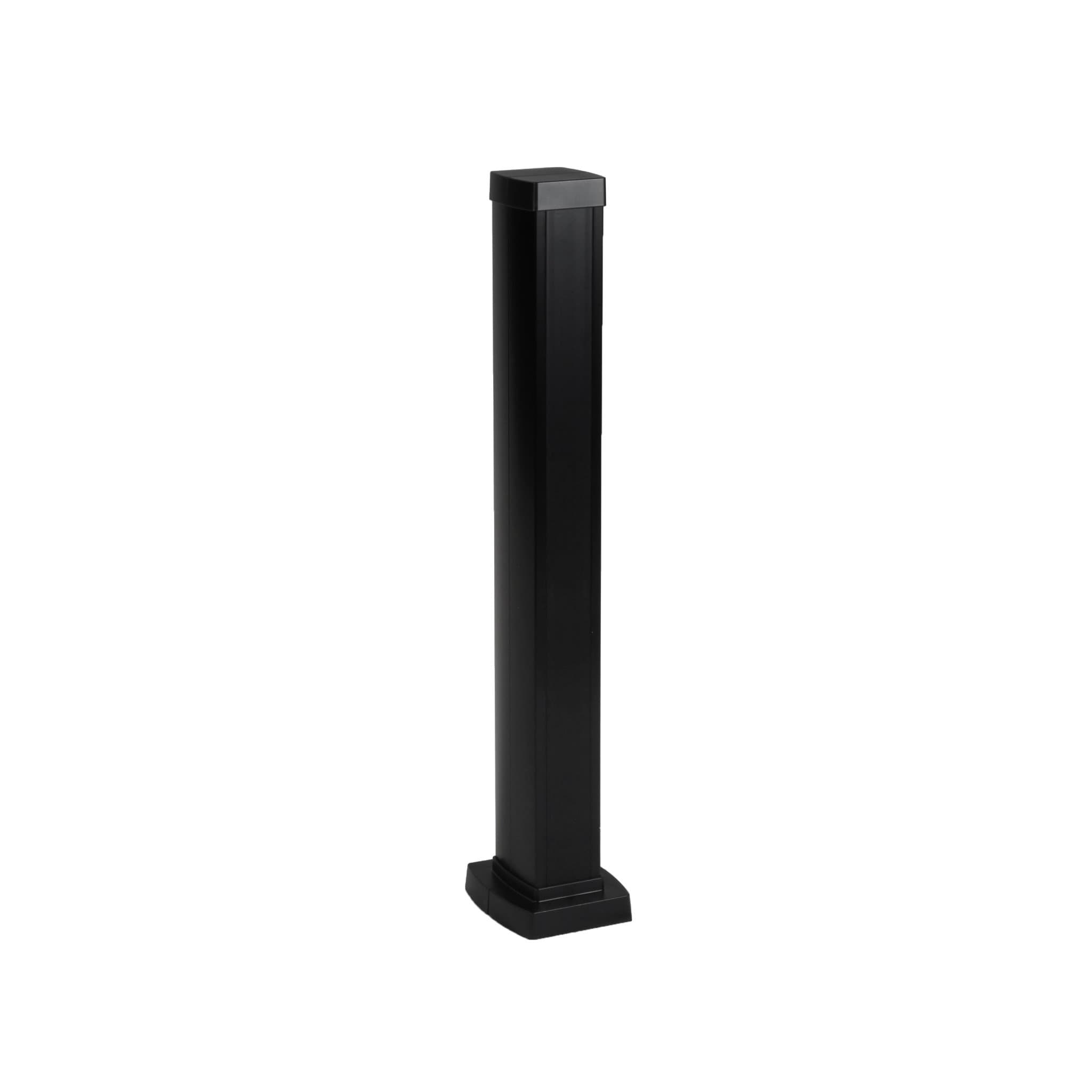 Legrand Snap-On мини-колонна алюминиевая с крышкой из пластика 1 секция, высота 0,68 метра, цвет черный 653005 — миниатюра 1