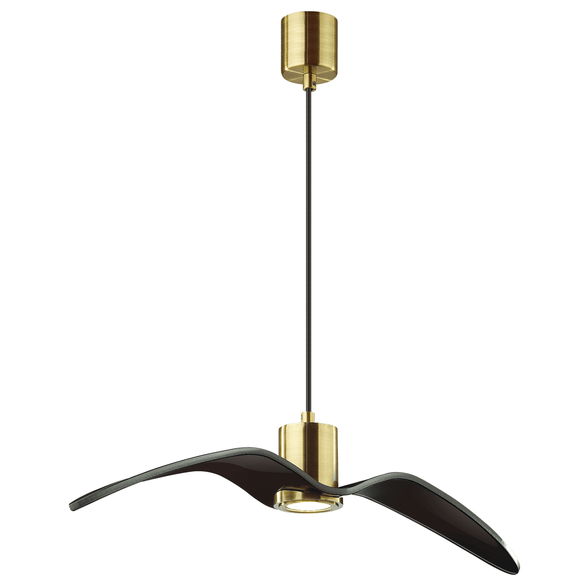 Odeon Light 4900/1B PENDANT ODL22 233 черный/бронзовый/стекло Подвес GU10 1*5W BIRDS — миниатюра 2