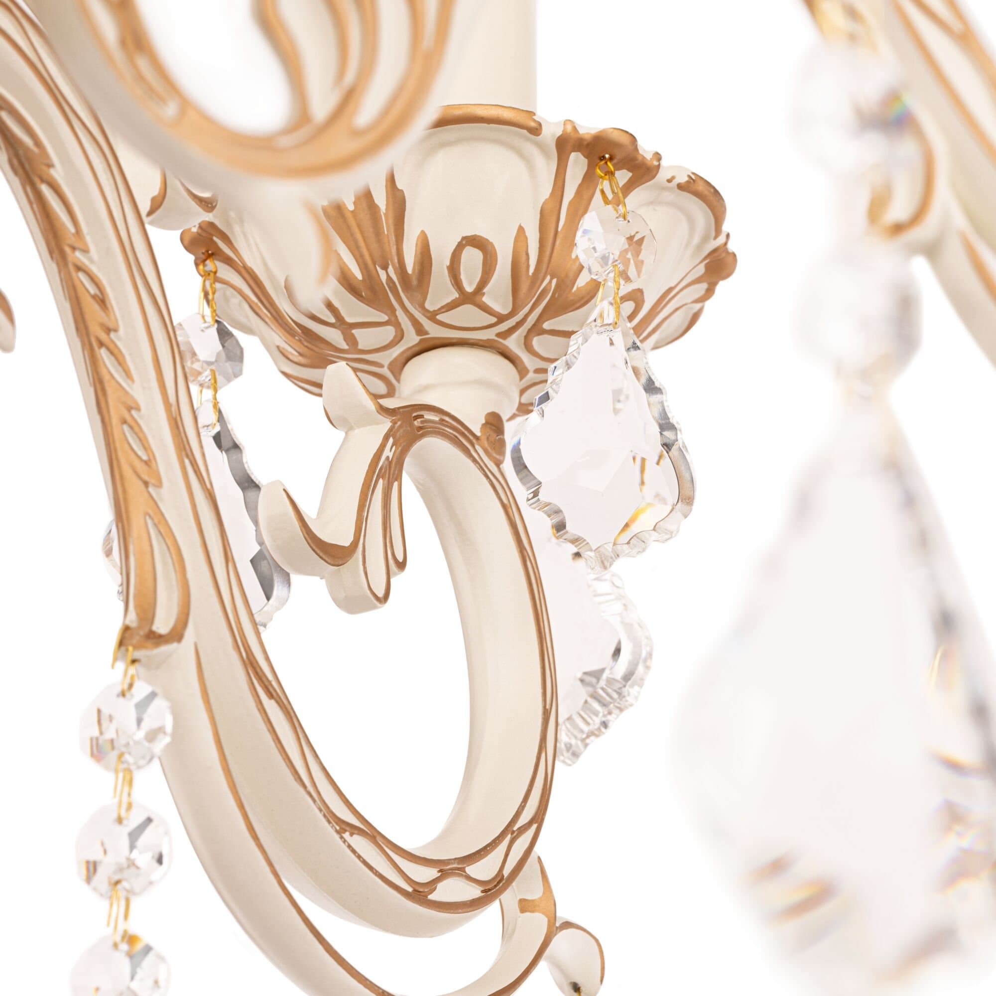 Maytoni Elegant Bronze Бежевый Люстра 8xE14 60W ARM245-08-W — миниатюра 4