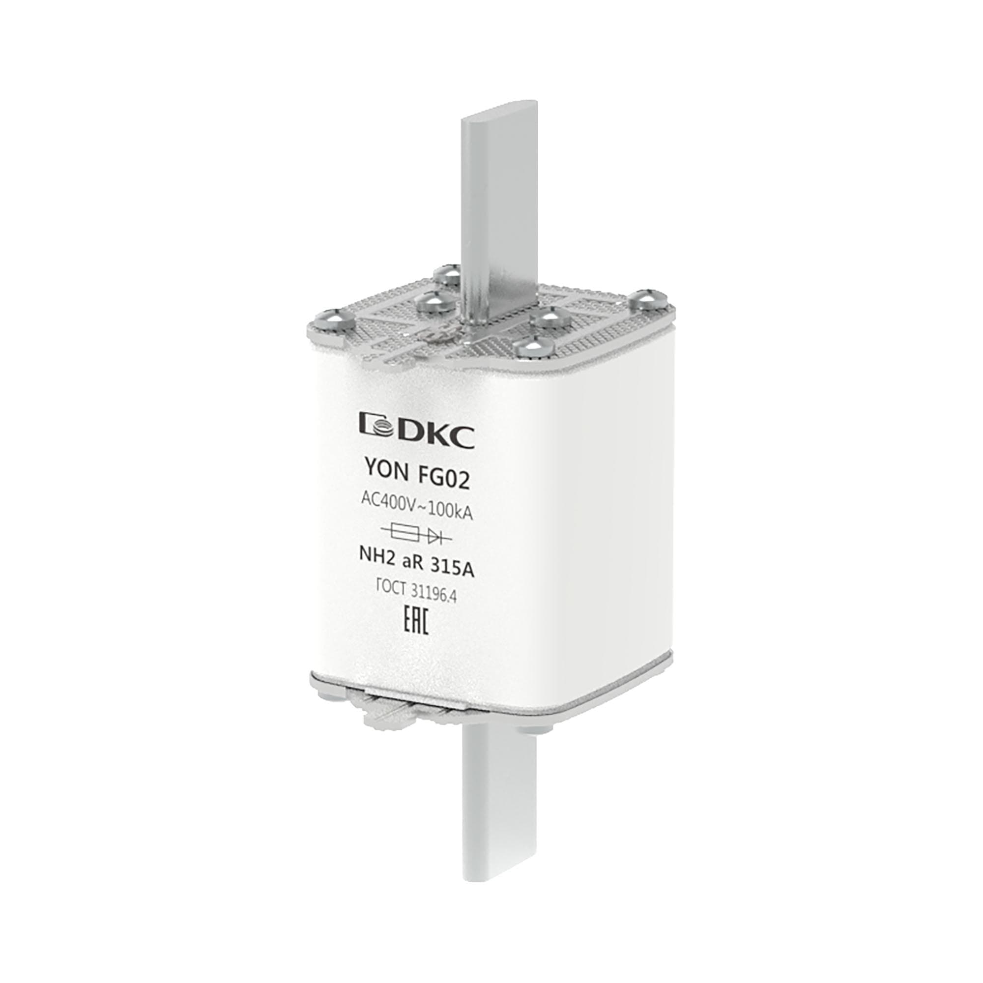 DKC Предохранитель YON ножевого типа FG2 315А 400V характеристика aR