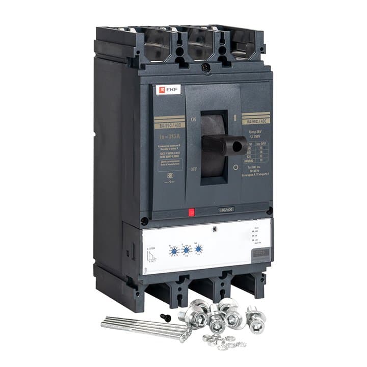 EKF PROxima Автоматический выключатель ВА-99C (Compact NS) 400/315А 3P 45кА — миниатюра 3
