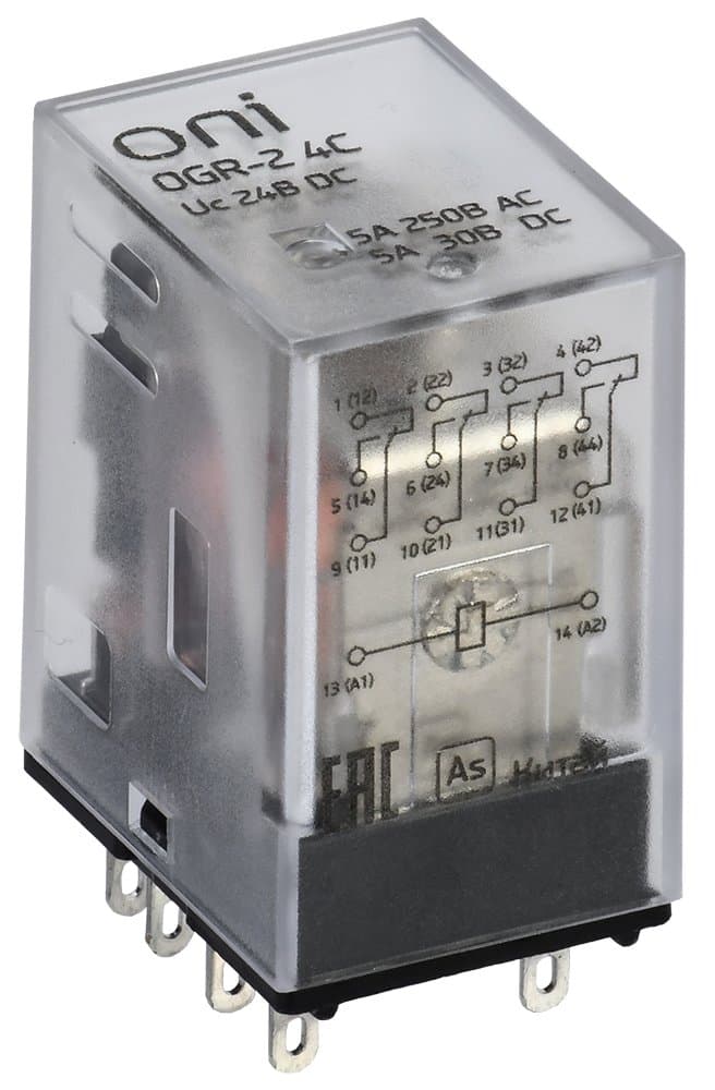 IEK ONI Реле общ. назнач. OGR-2 4C 24В DC