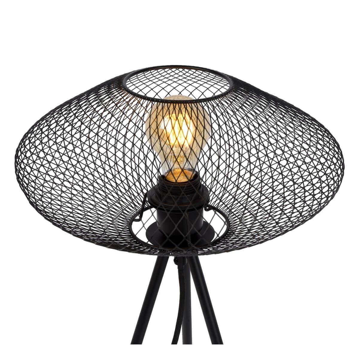 Lucide MESH Черный Настольная лампа 21523/01/30 — миниатюра 4