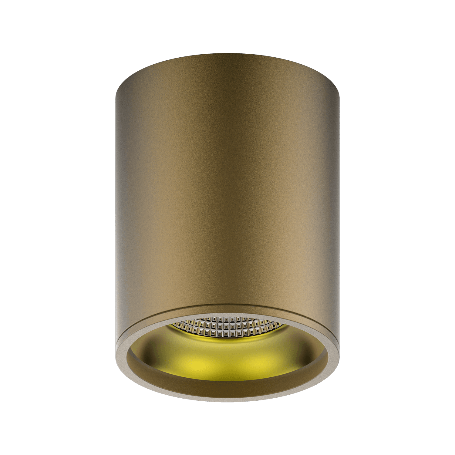 Gauss Светильник Overhead накл цил 12W 900lm 3000K 170-240V IP20 79*100мм кофе золото LED HD001 — миниатюра 2