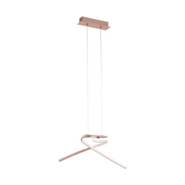 Eglo 97362 Светодиодный подвес PALOZZA, 2х11W(LED), L705, B315, H1100, 2х1500lm, алюминий, розовое золото — миниатюра 1