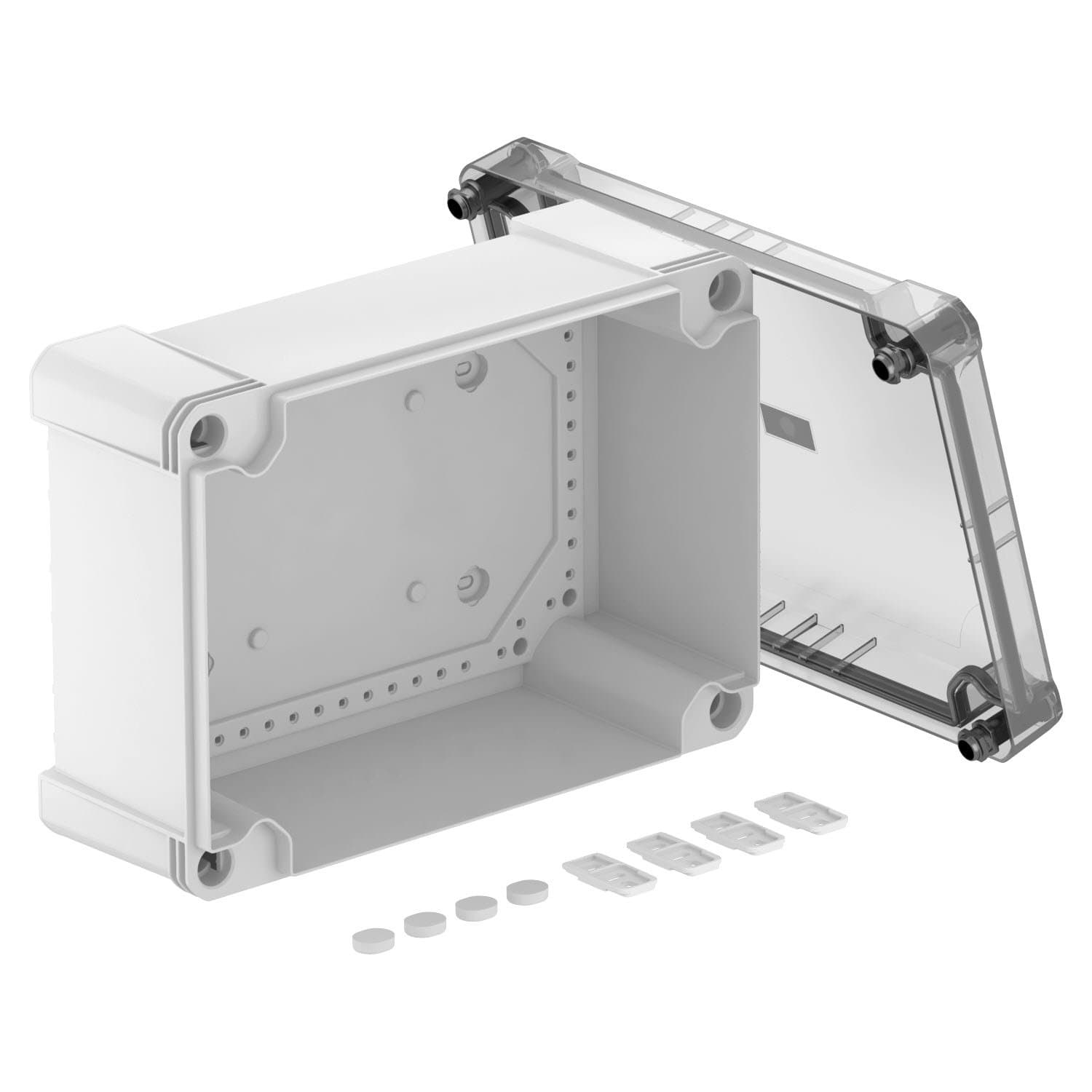 OBO Bettermann Распределительная коробка X25C, IP 67, 286x202x126 мм, сплошная стенка, с прозрачной крышкой 2005544 — миниатюра 1