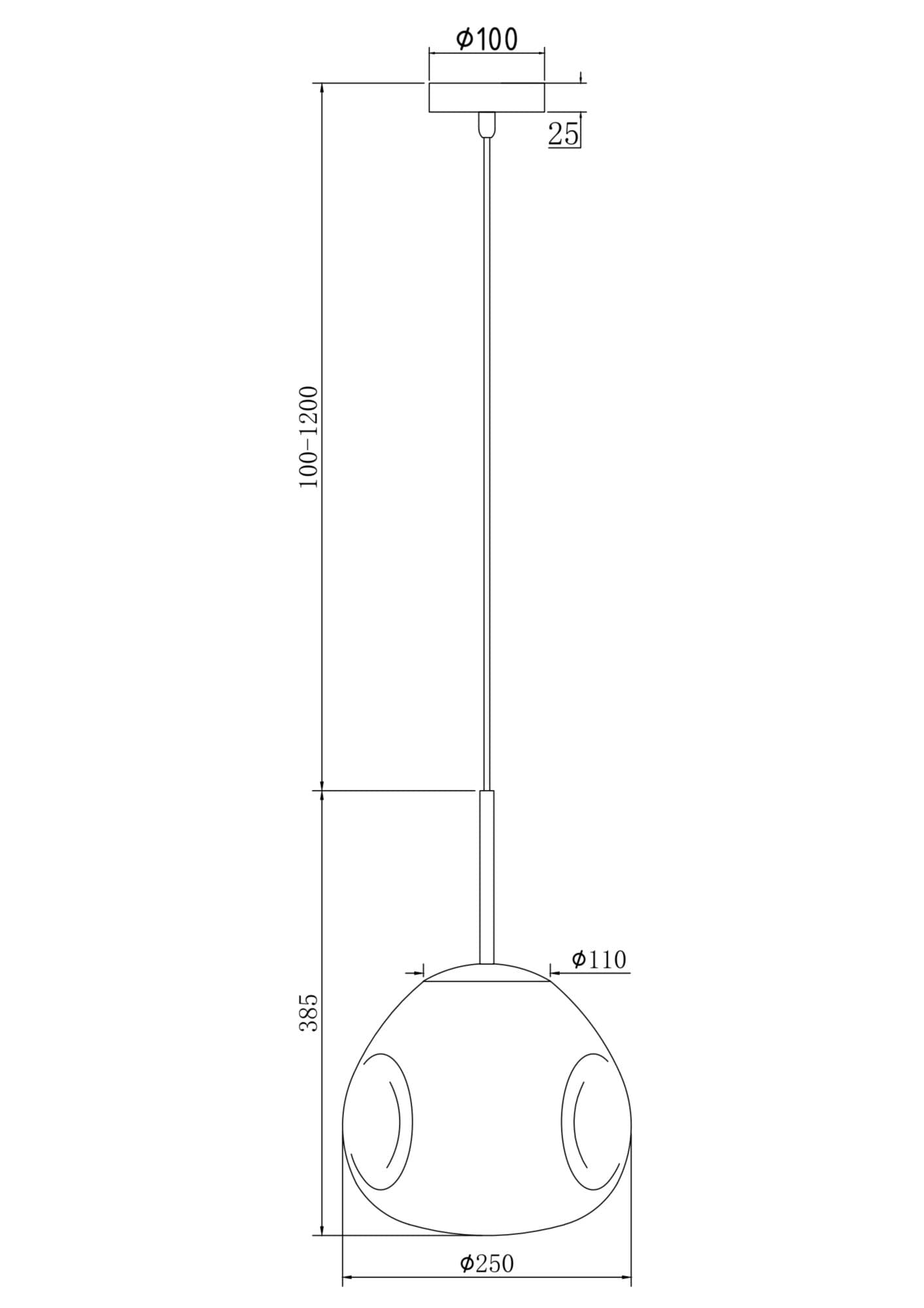 Maytoni Pendant Mabell Подвесной светильник Золото P014PL-01G — миниатюра 3