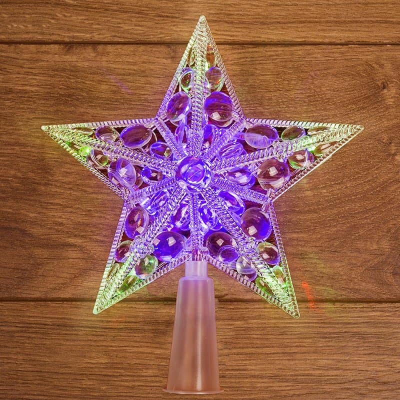 NEON-NIGHT Фигура светодиодная "Звезда" на елку цвет: RGB, 10 LED, 17 см 501-002