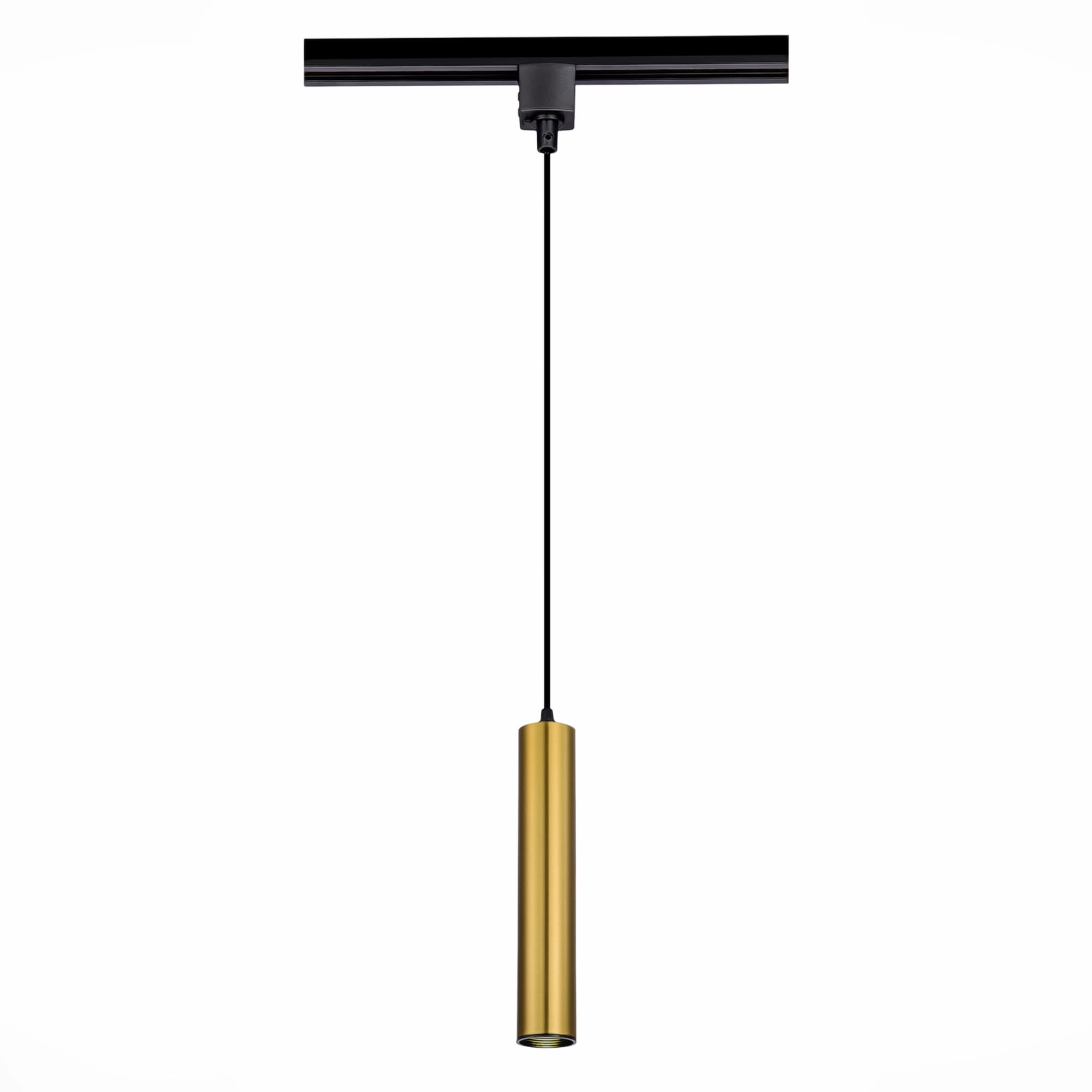 ST LUCE ST151.306.01 Светильник трековый Черный GU10 1*50W IP20 D54xH290 220V Без ламп