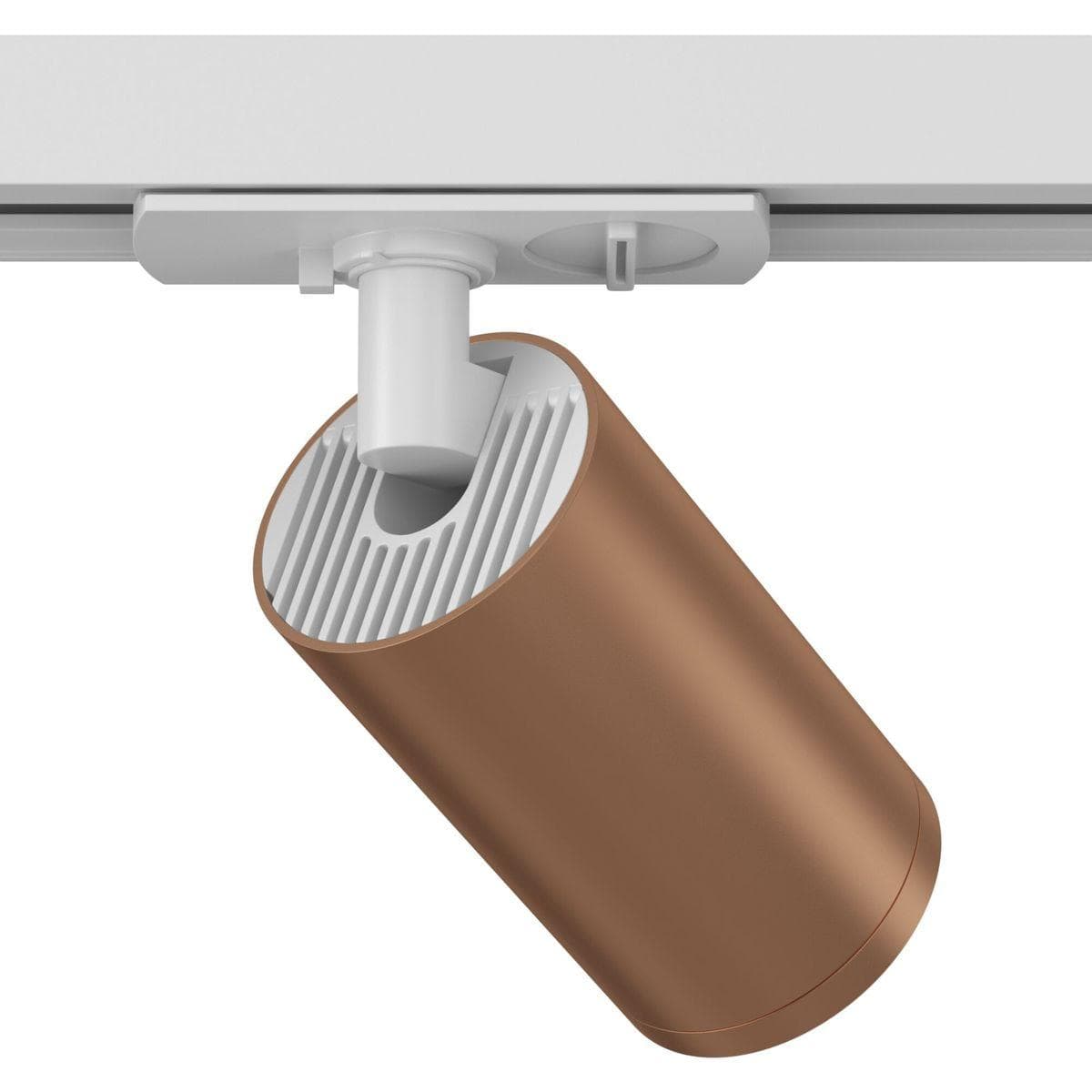 Maytoni Single phase track system Белый и Медь матовая Светильник трековый (Набор) ( TR020-01W+TRA020-01C) TR020-1-GU10-WC — миниатюра 8