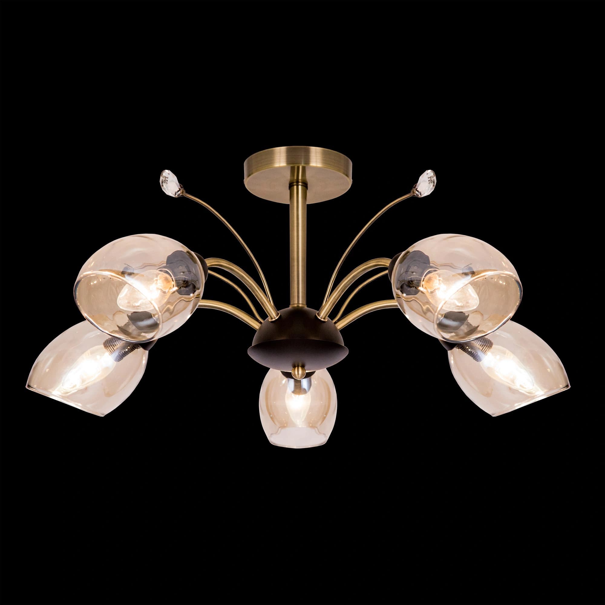 Citilux CL108155 Комета Бронза+Дымч. Люстра — миниатюра 2