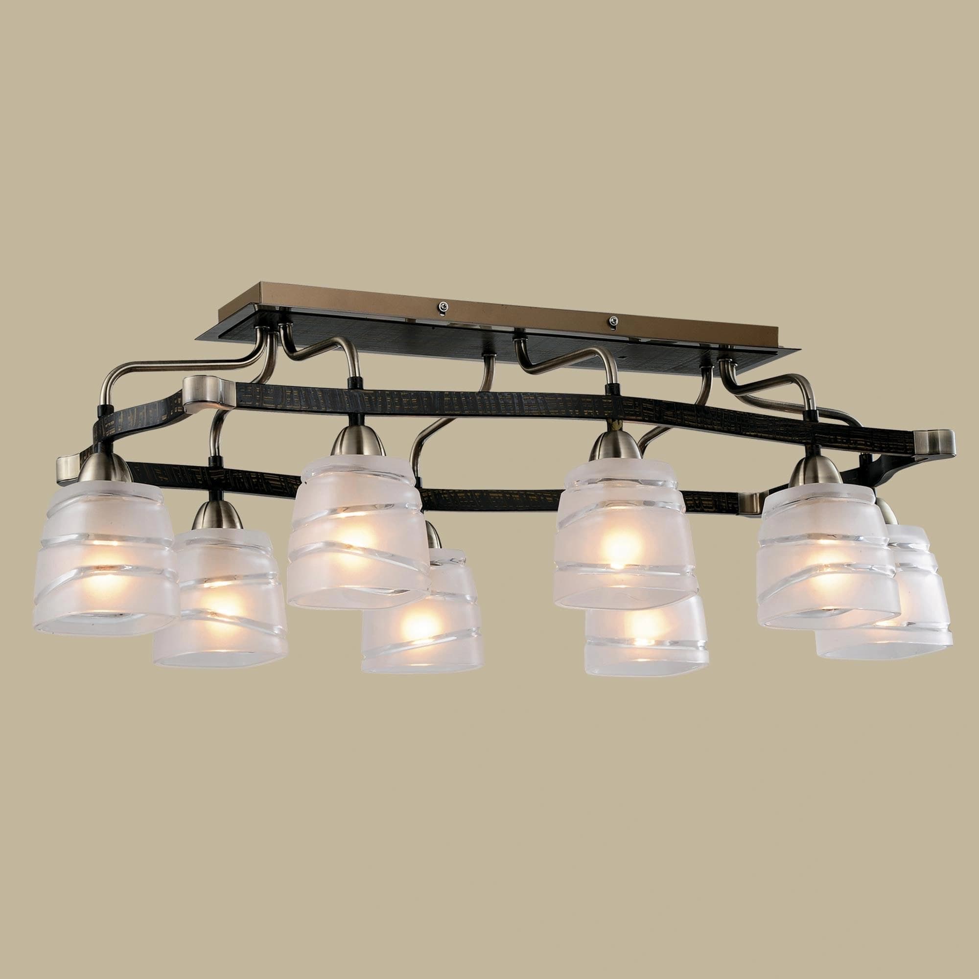 Citilux CL150181 Каппа Ст.Бронза+Холст Светильник Люстра — миниатюра 2