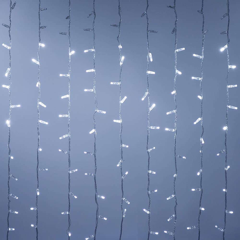 Arlight Светодиодная гирлянда ARD-CURTAIN-CLASSIC-2000x6000-CLEAR-1500LED-WATERFALL White (230V, 180W) (Ardecoled, IP65) 024872 — миниатюра 2