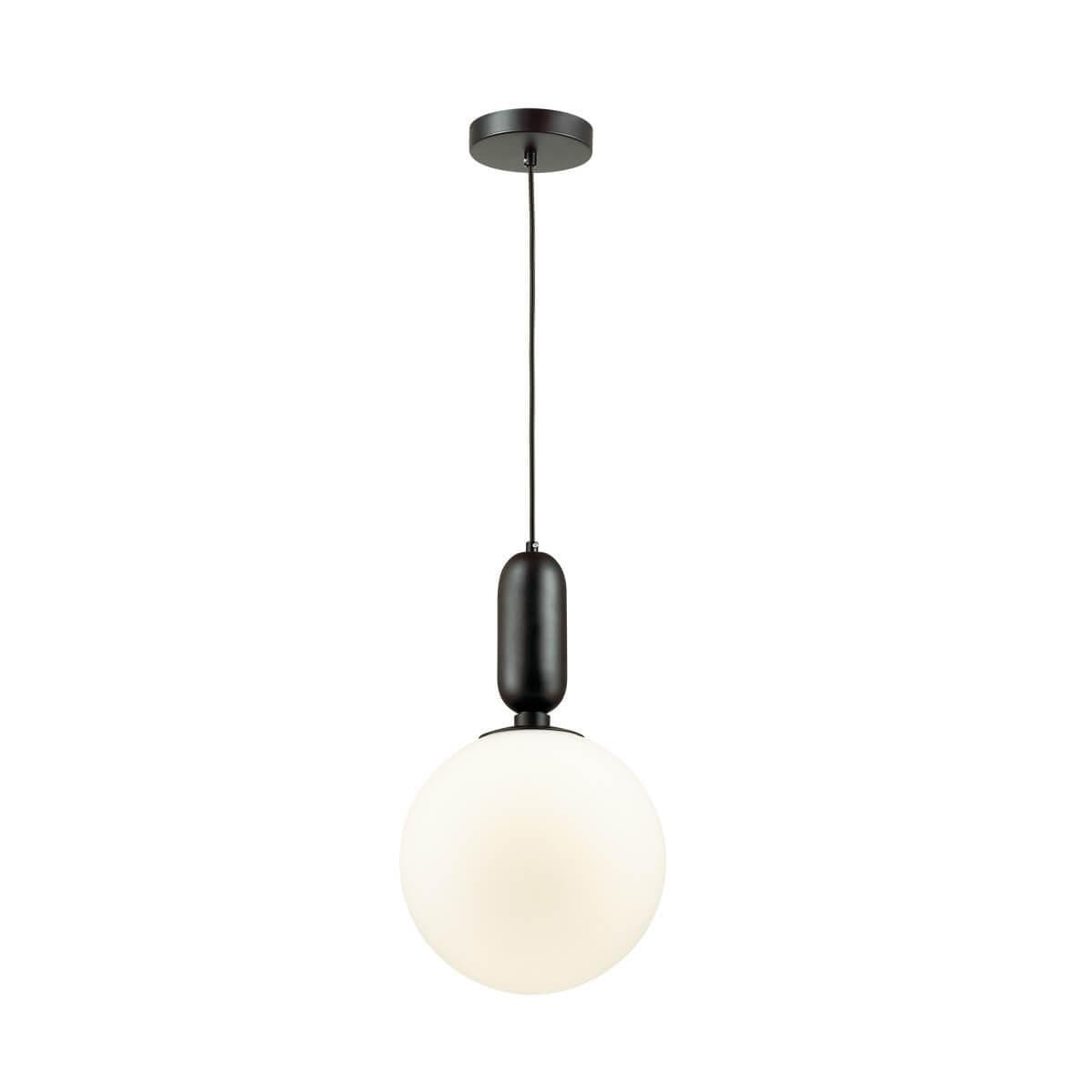 Odeon Light 4671/1 ODL20 383 черный/белый Подвес E27 1*40W 220V OKIA — миниатюра 1